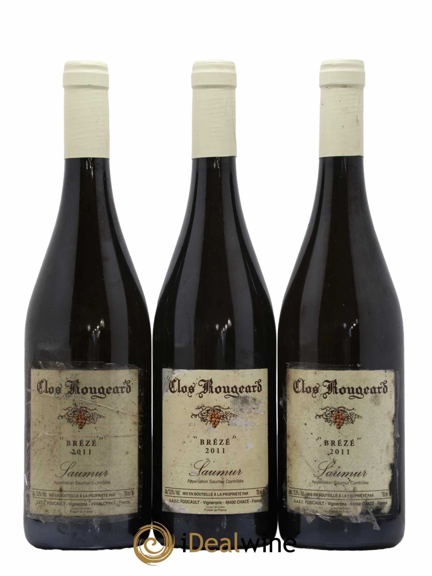 Saumur Brézé Clos Rougeard 2011 - Posten von 3 Flaschen - 0
