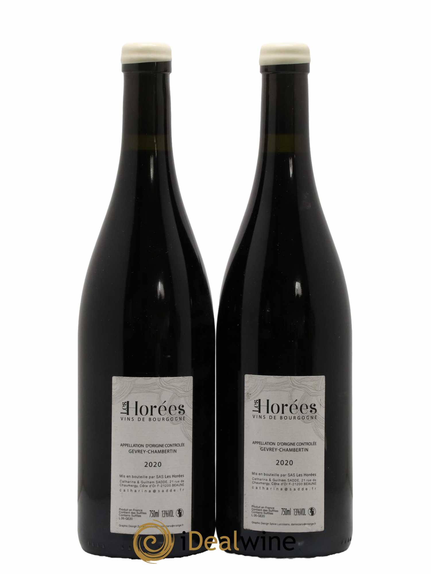 Gevrey-Chambertin En Reniard Les Horées 2020 - Lot de 2 bouteilles - 1