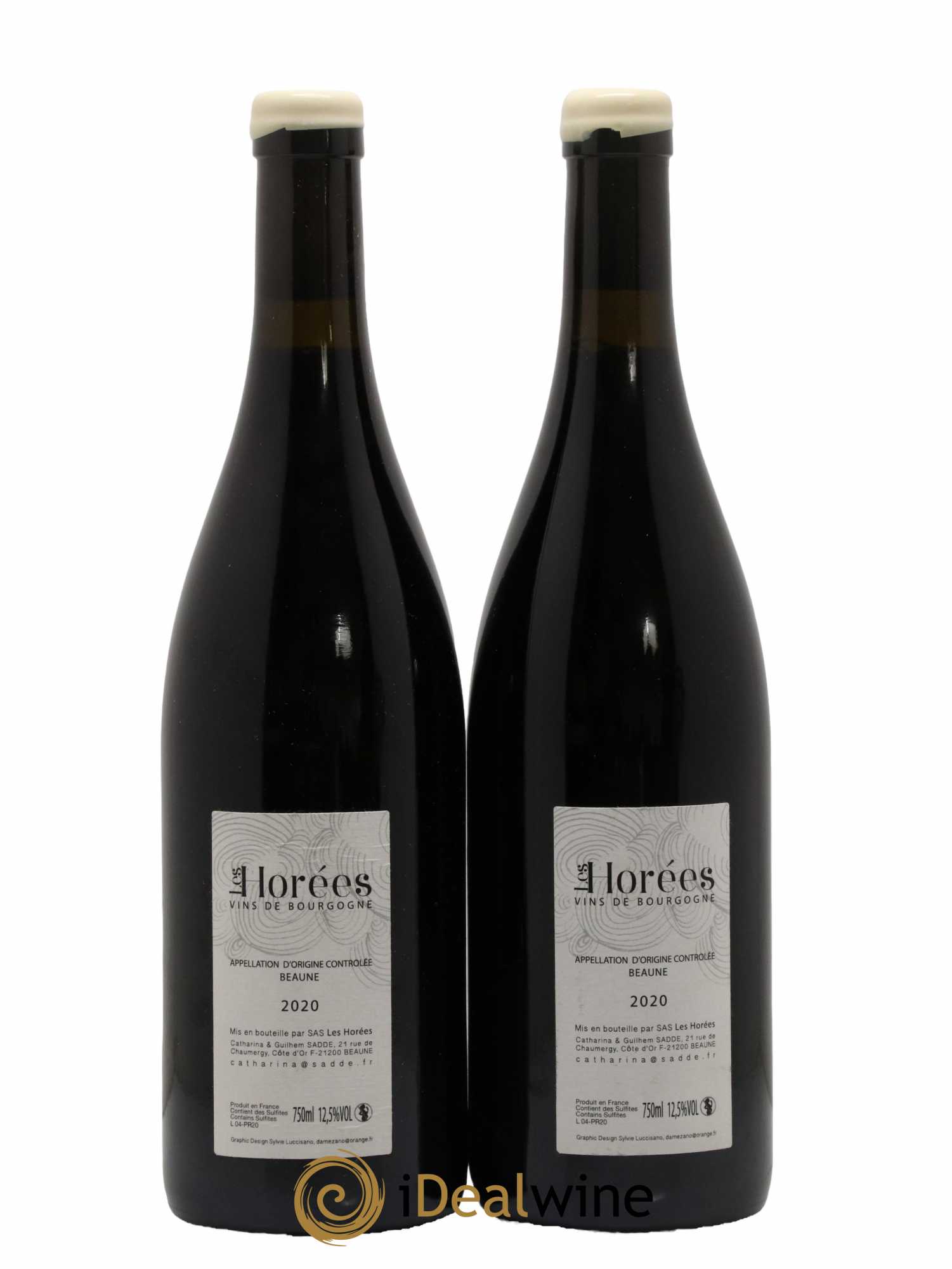 Beaune Les Prévolles Les Horées 2020 - Lot de 2 bouteilles - 1