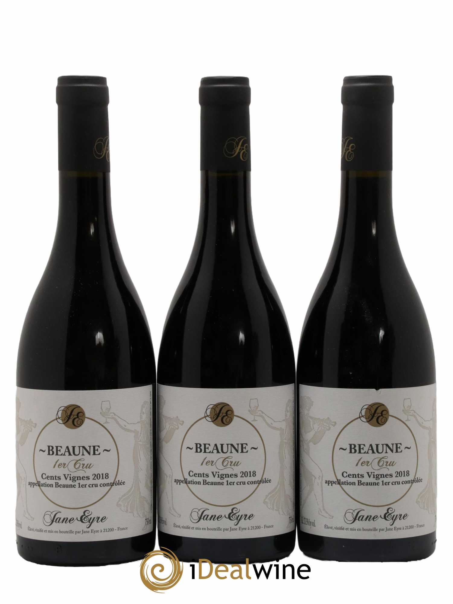 Beaune 1er Cru Cents Vignes Jane Eyre 2018 - Lot de 3 bouteilles - 0