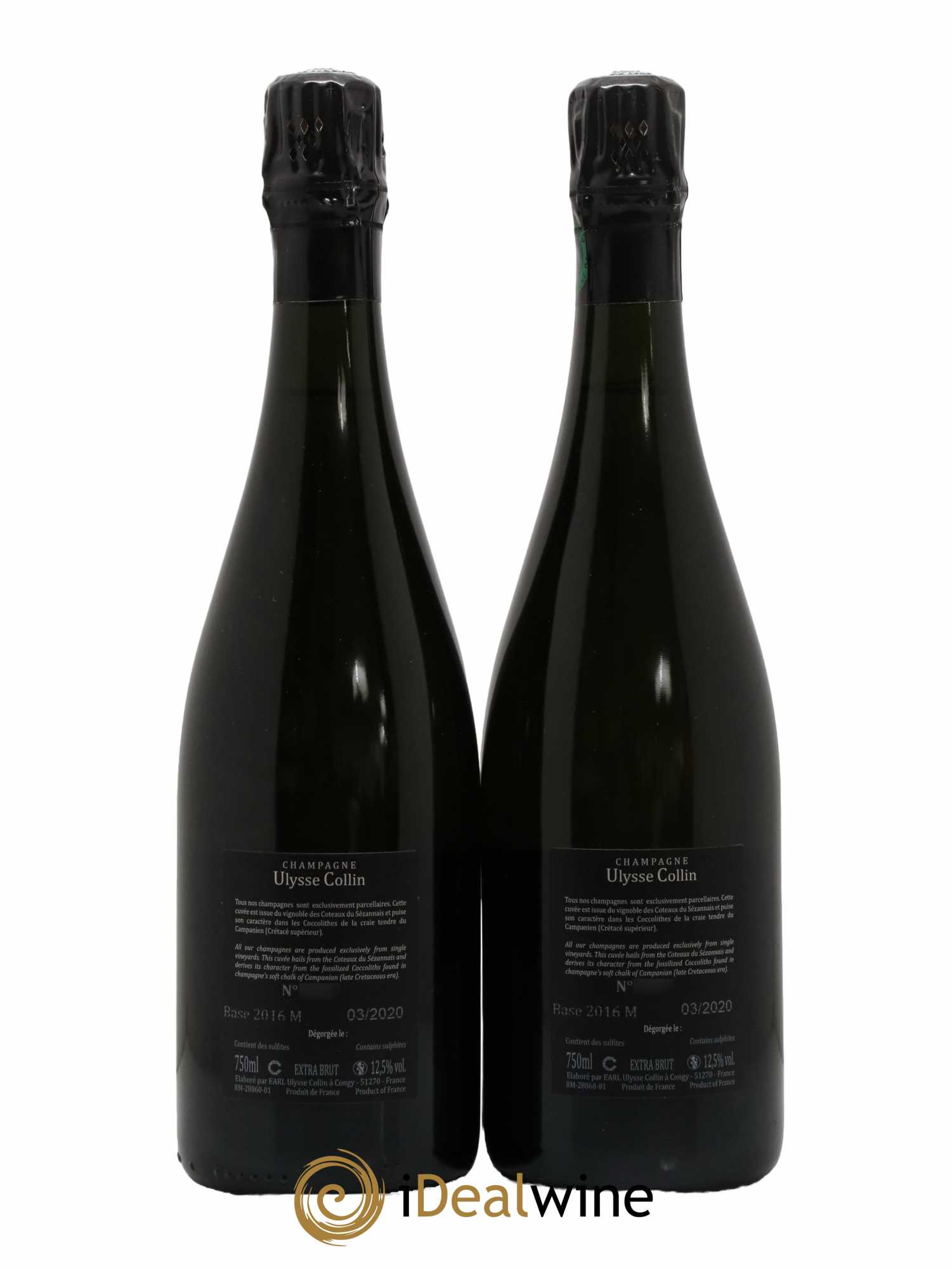 Les Maillons Blanc de Noirs Extra-Brut Ulysse Collin - Lot of 2 bottles - 1
