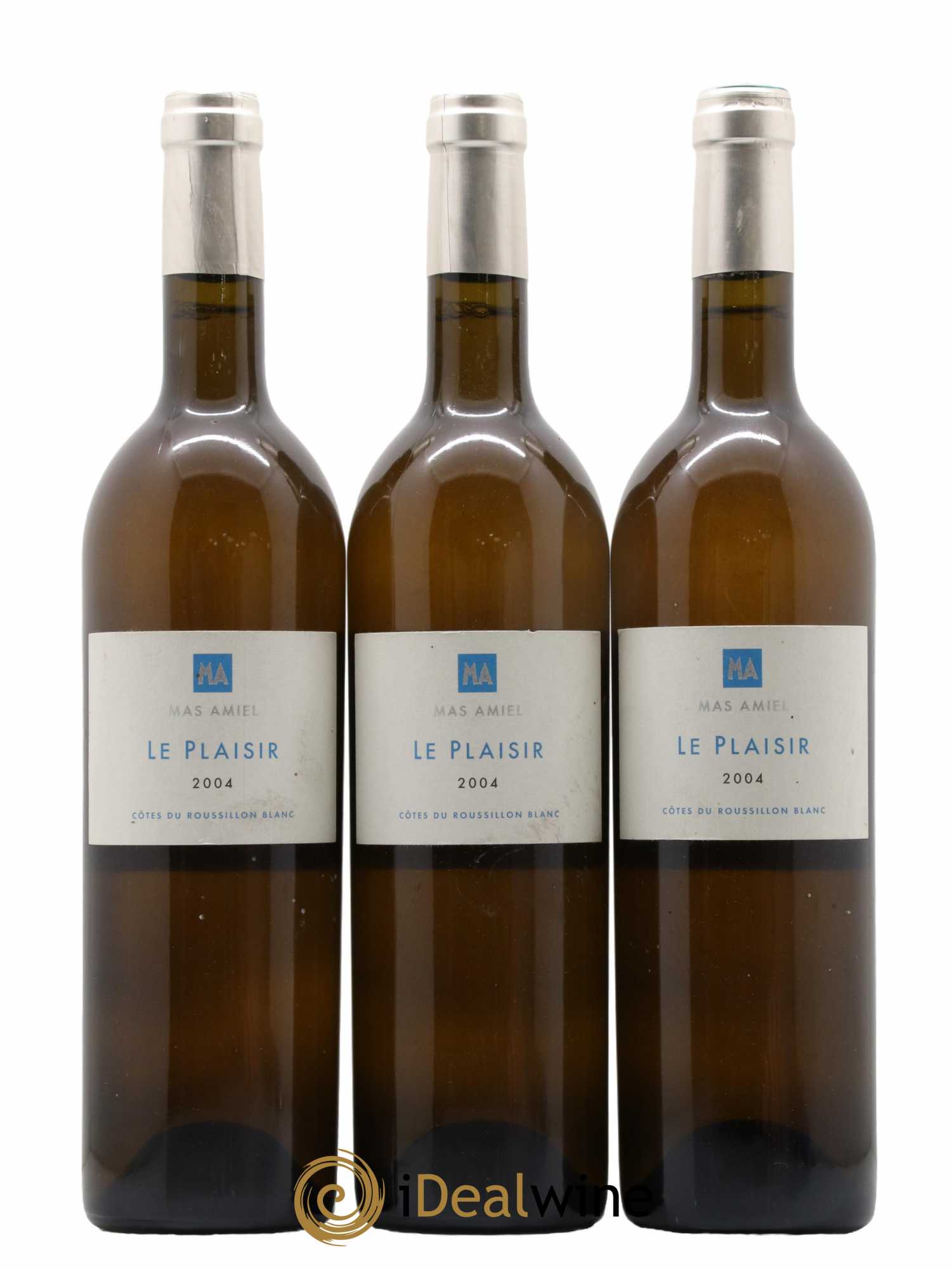 Côtes du Roussillon Mas Amiel Le Plaisir (senza prezzo di riserva) 2004 - Lotto di 3 bottiglie - 0