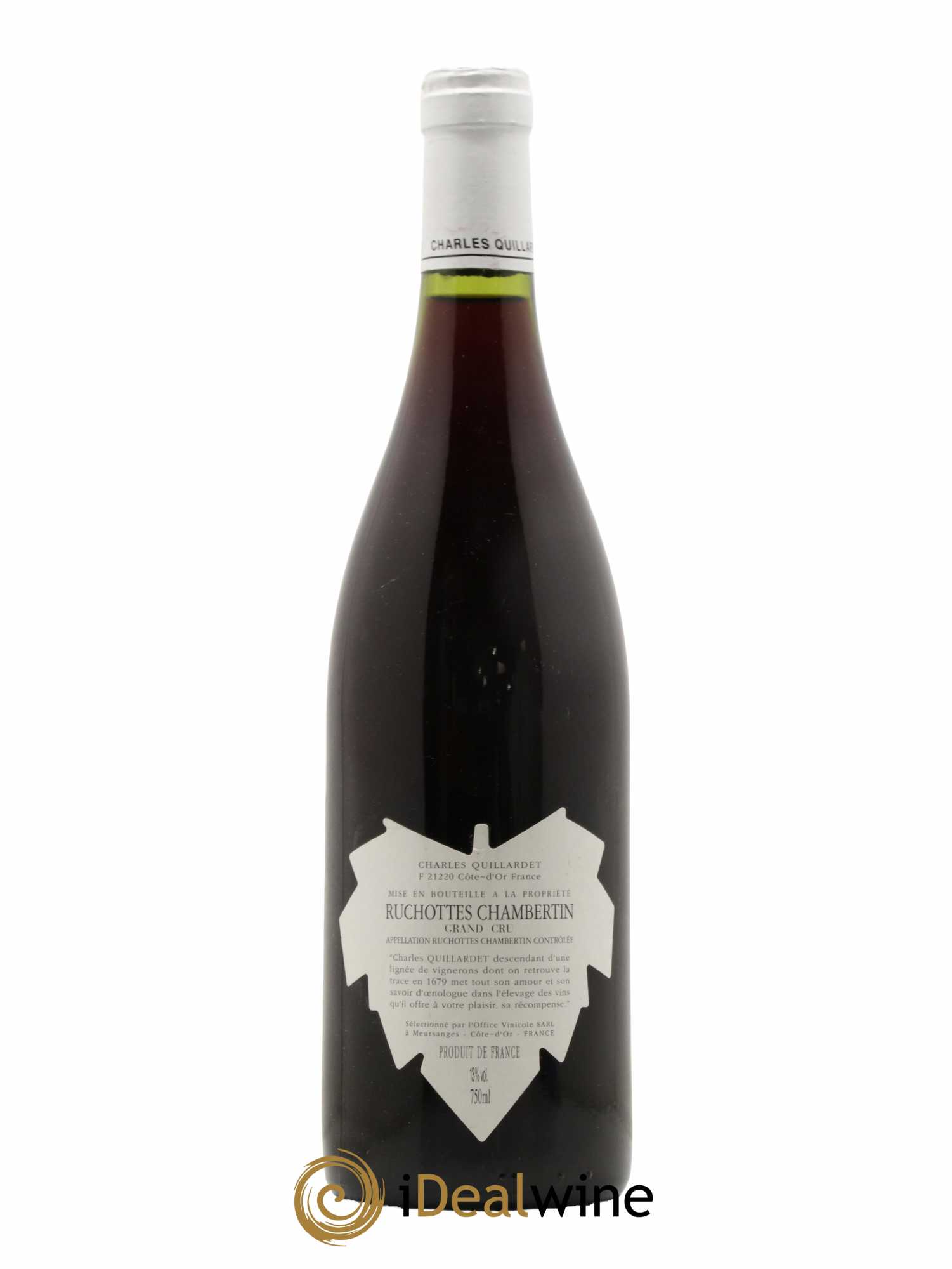 Ruchottes-Chambertin Grand Cru Charles Quillardet 1990 - Lot of 1 bottle - 1