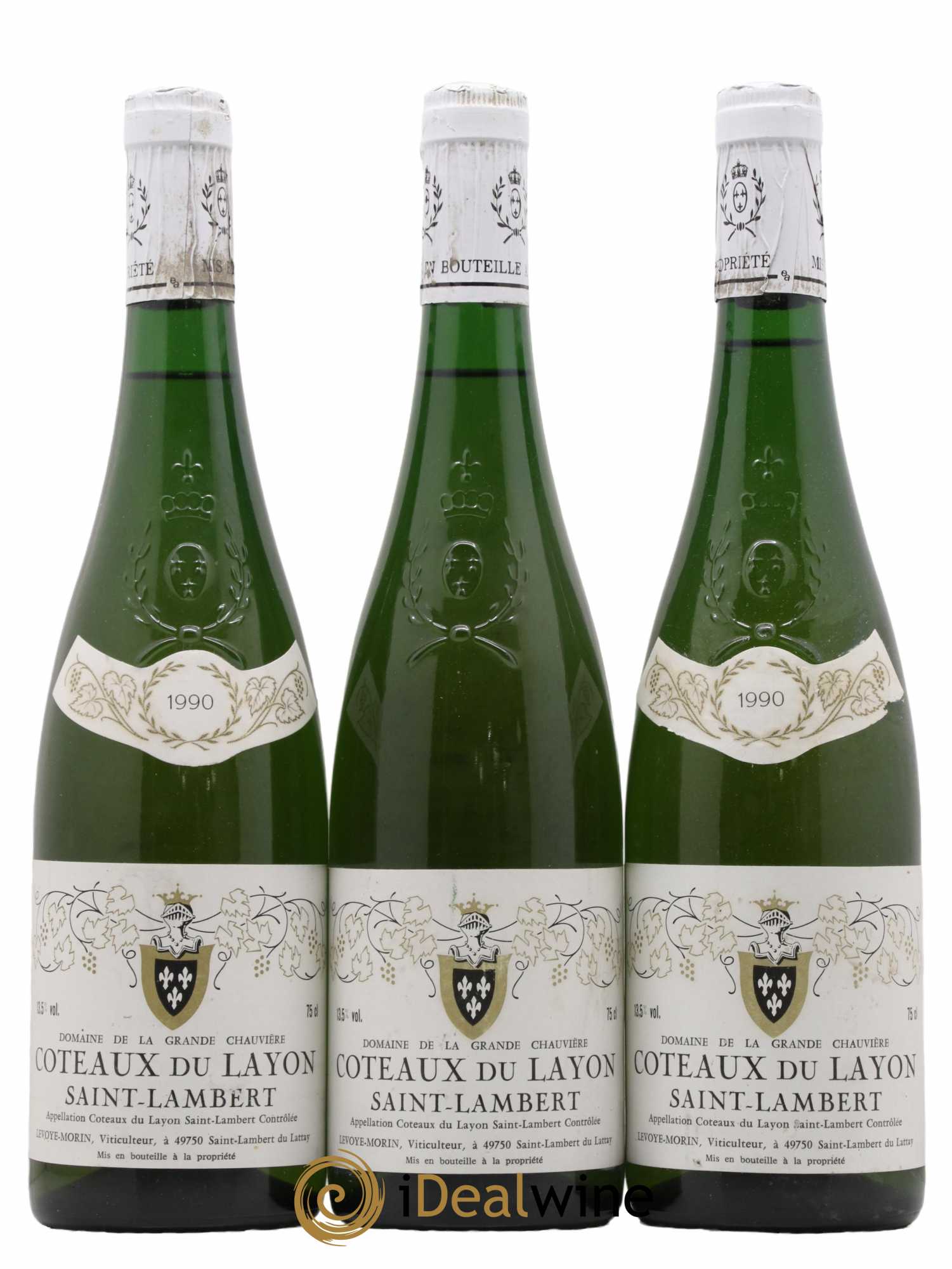 Coteaux du Layon Saint Lambert Domaine Leroy Morin (senza prezzo di riserva) 1990 - Lotto di 3 bottiglie - 0