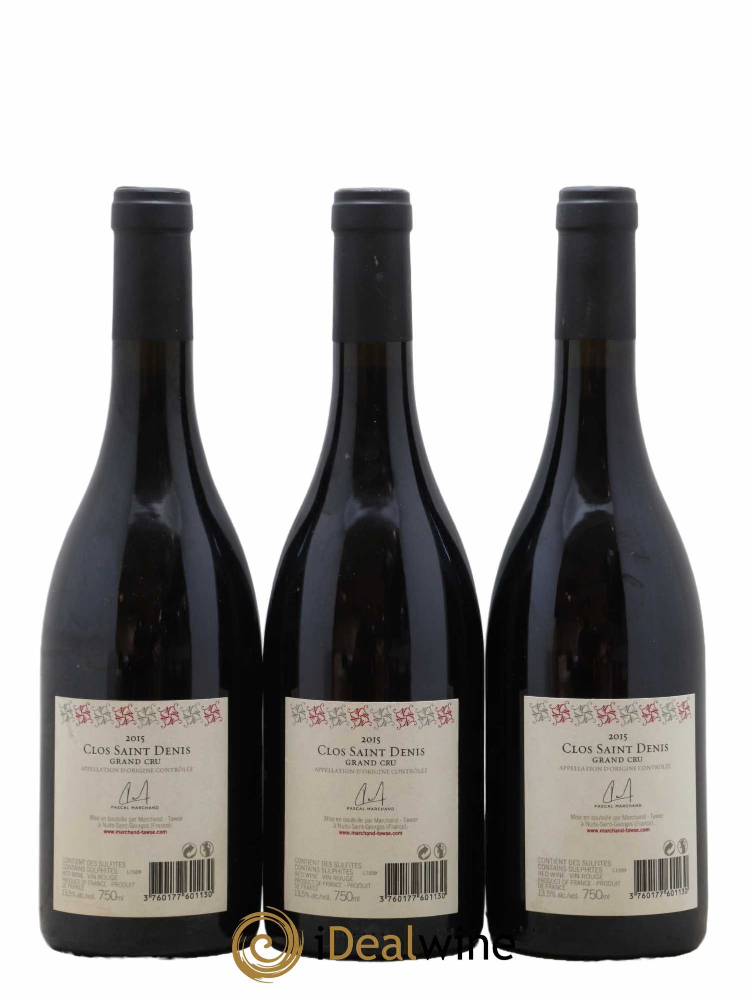 Clos Saint-Denis Grand Cru Marchand-Tawse 2015 - Lot de 3 bouteilles - 1