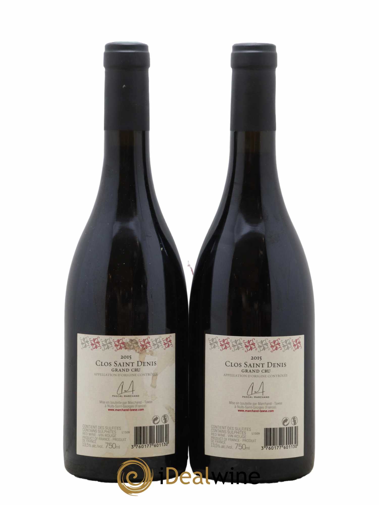 Clos Saint-Denis Grand Cru Marchand-Tawse 2015 - Lot de 2 bouteilles - 1