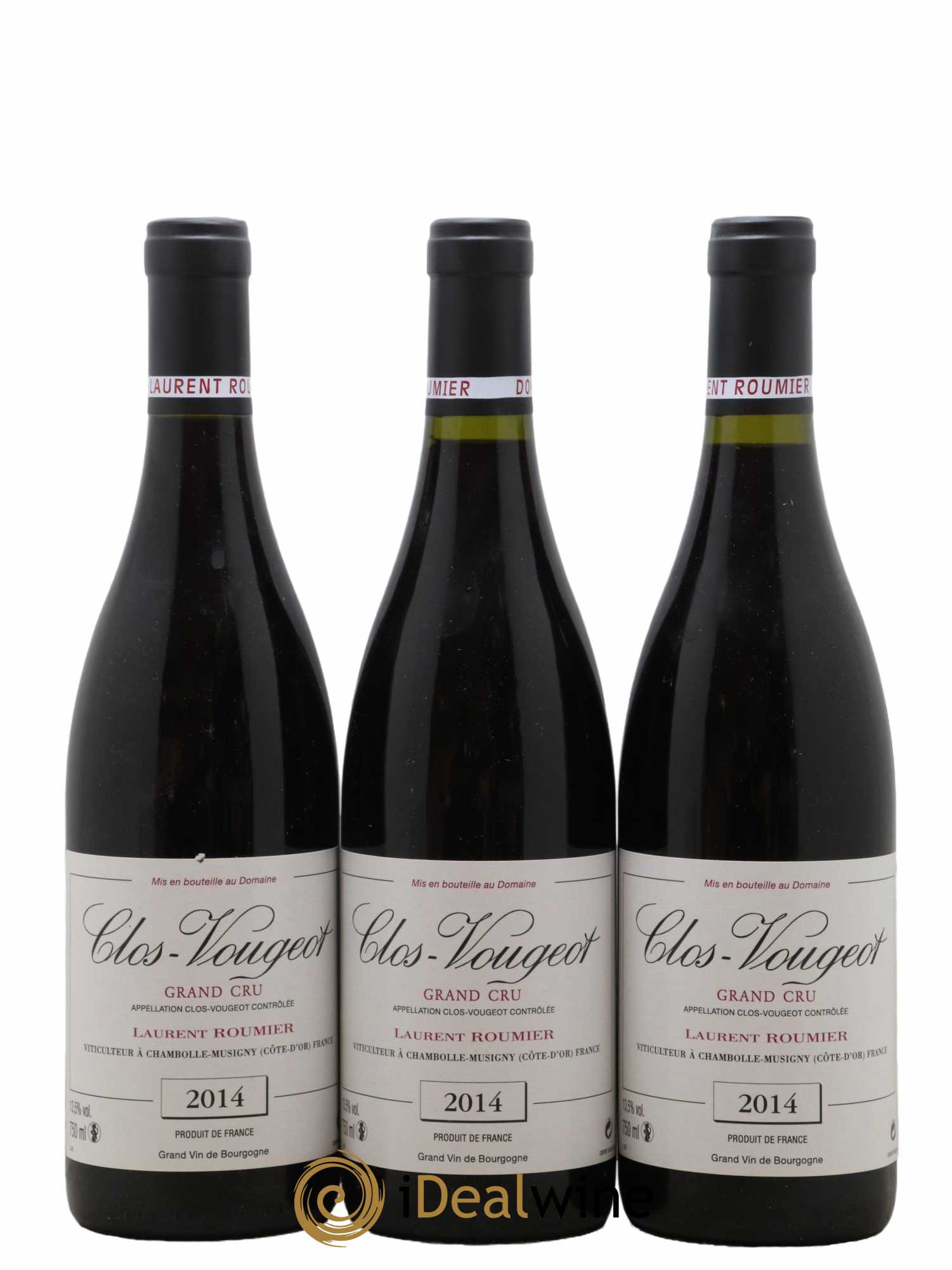 Clos de Vougeot Grand Cru Laurent Roumier 2014 - Lot de 3 bouteilles - 0