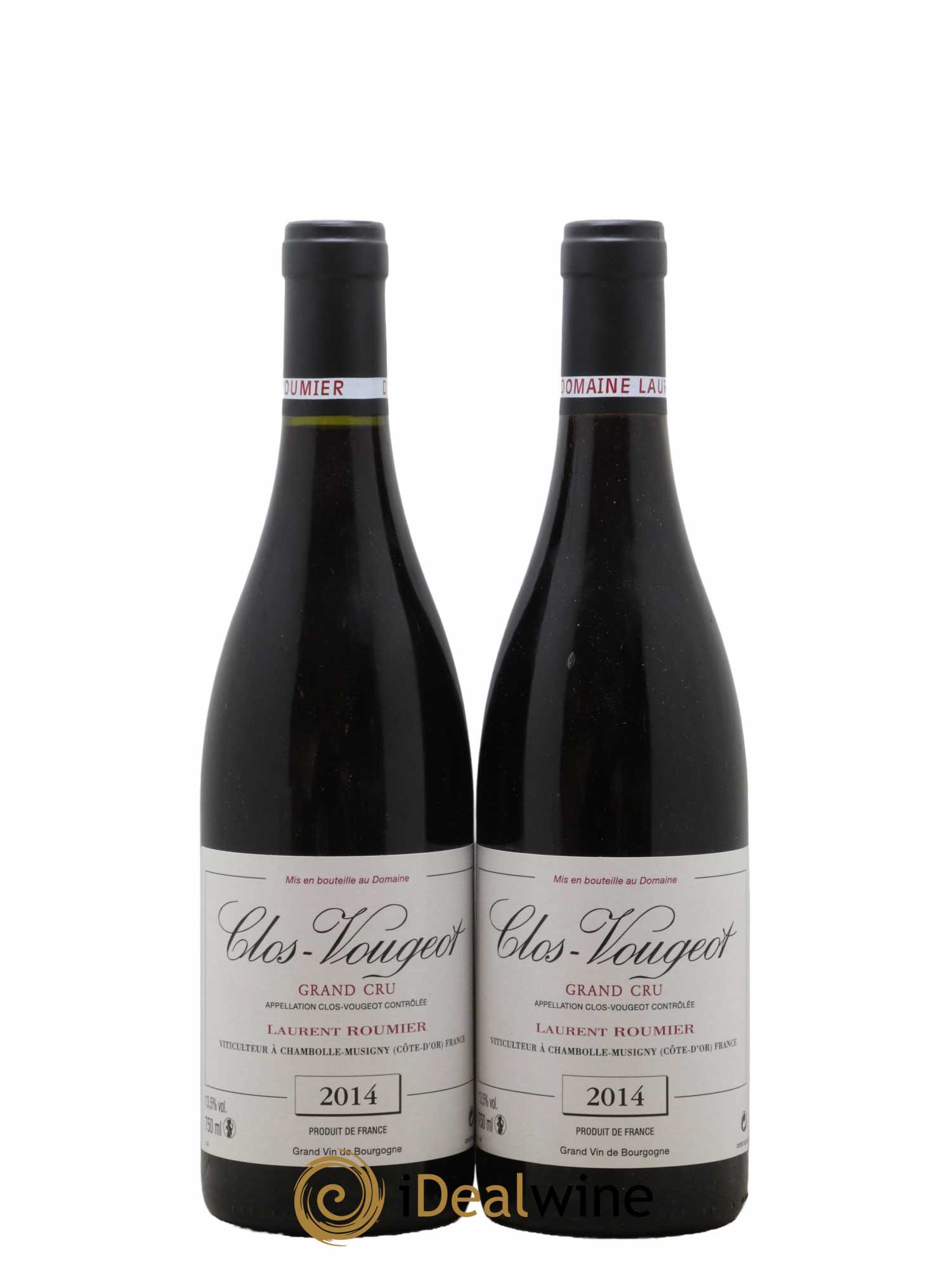 Clos de Vougeot Grand Cru Laurent Roumier 2014 - Lot de 2 bouteilles - 0