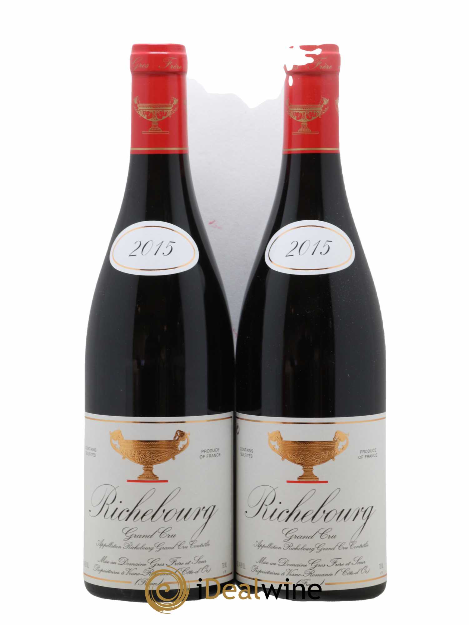Richebourg Grand Cru Gros Frère & Soeur 2015 - Lot de 2 bouteilles - 0