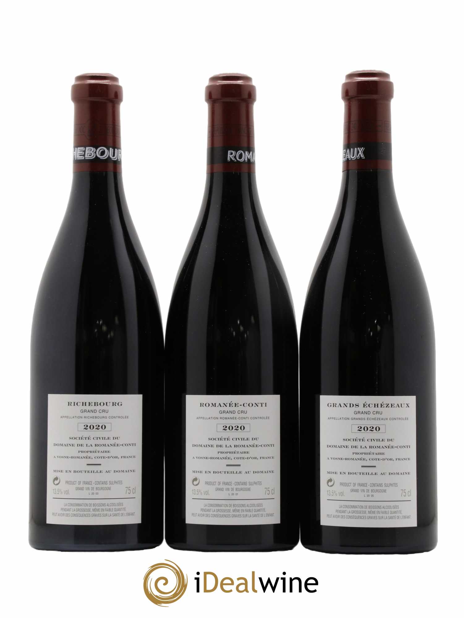 Assortiment 2020 du Domaine de la Romanée-Conti Domaine de la Romanée-Conti 2020 - Lot de 11 bouteilles - 6