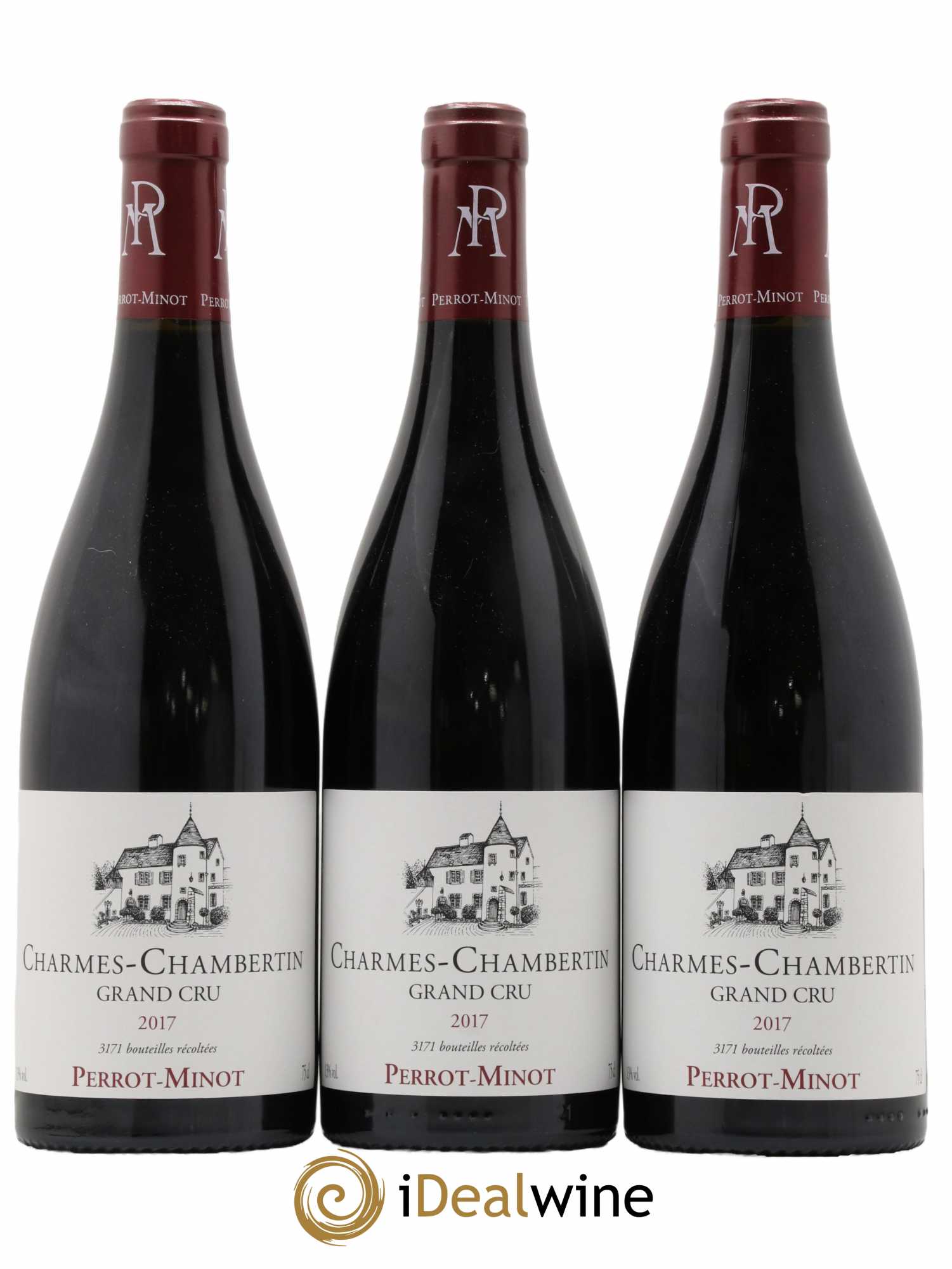 Charmes-Chambertin Grand Cru Vieilles Vignes Perrot-Minot 2017 - Lot de 3 bouteilles - 0