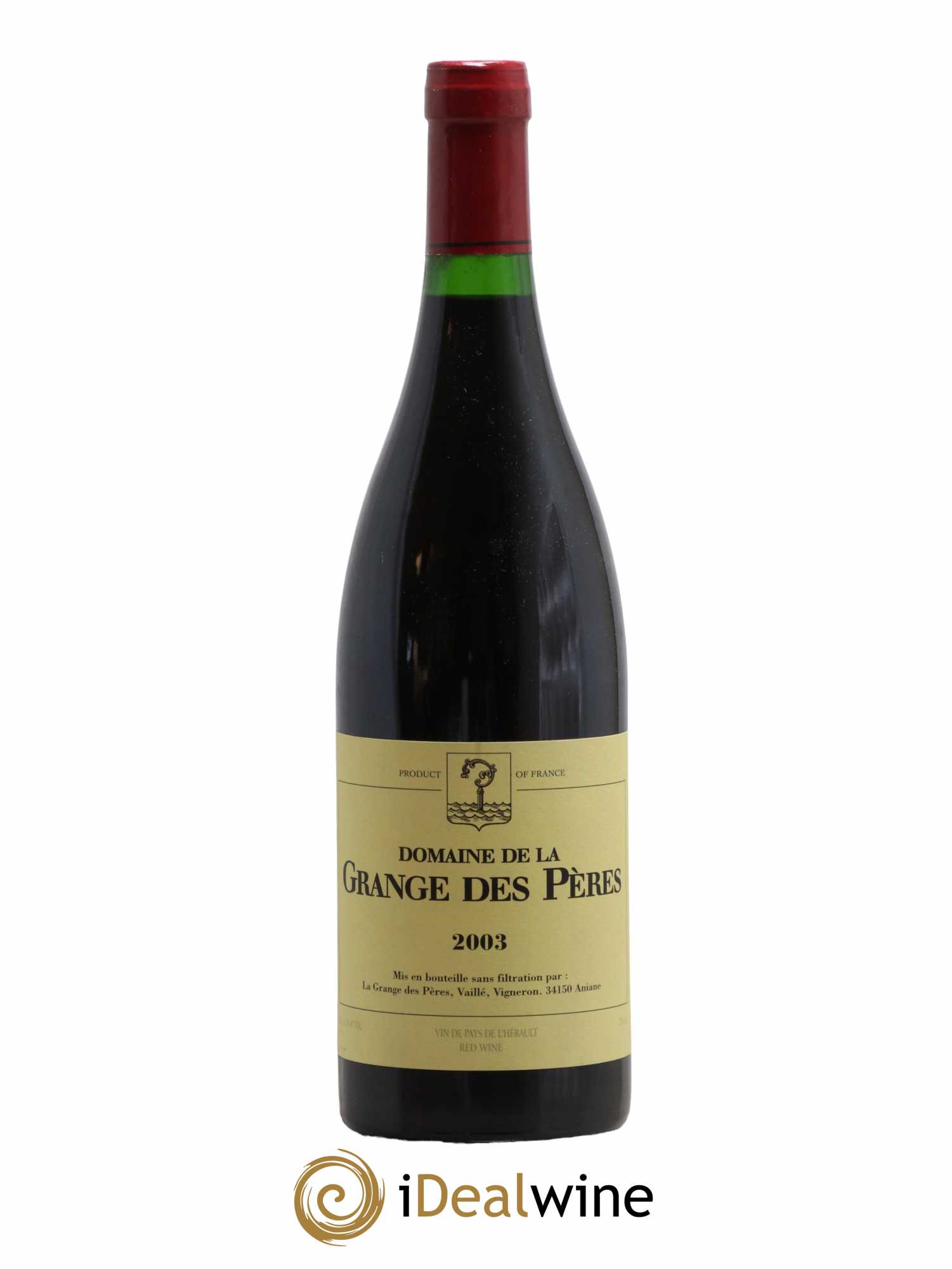 Pays d'Hérault Grange des Pères Laurent Vaillé 2003 - Lot de 1 bouteille - 0