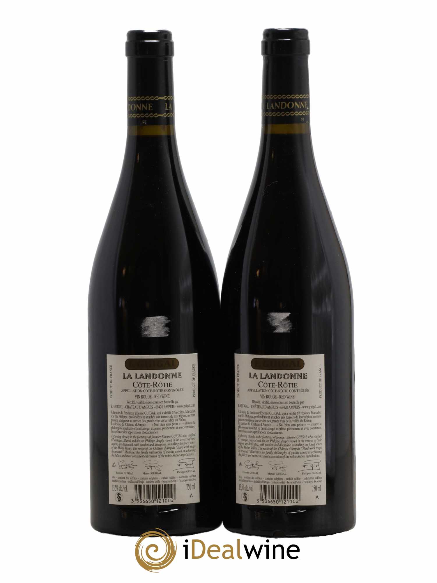 Côte-Rôtie La Landonne Guigal 2012 - Lot de 2 bouteilles - 1