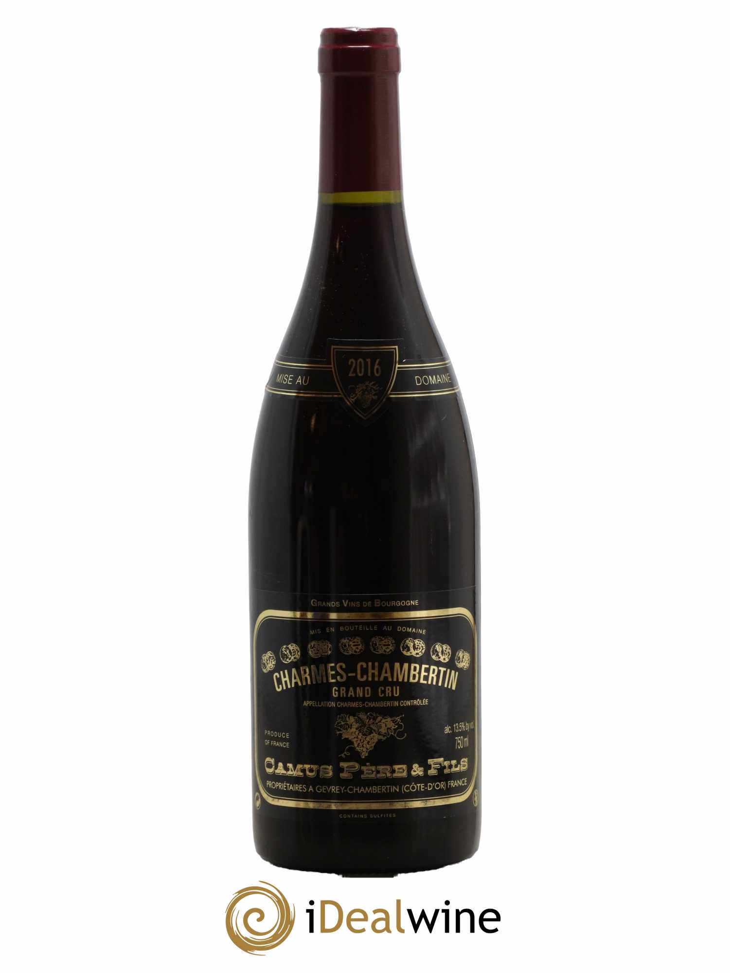 Charmes-Chambertin Grand Cru Camus Père et Fils (Domaine) 2016 - Lot de 1 bouteille - 0