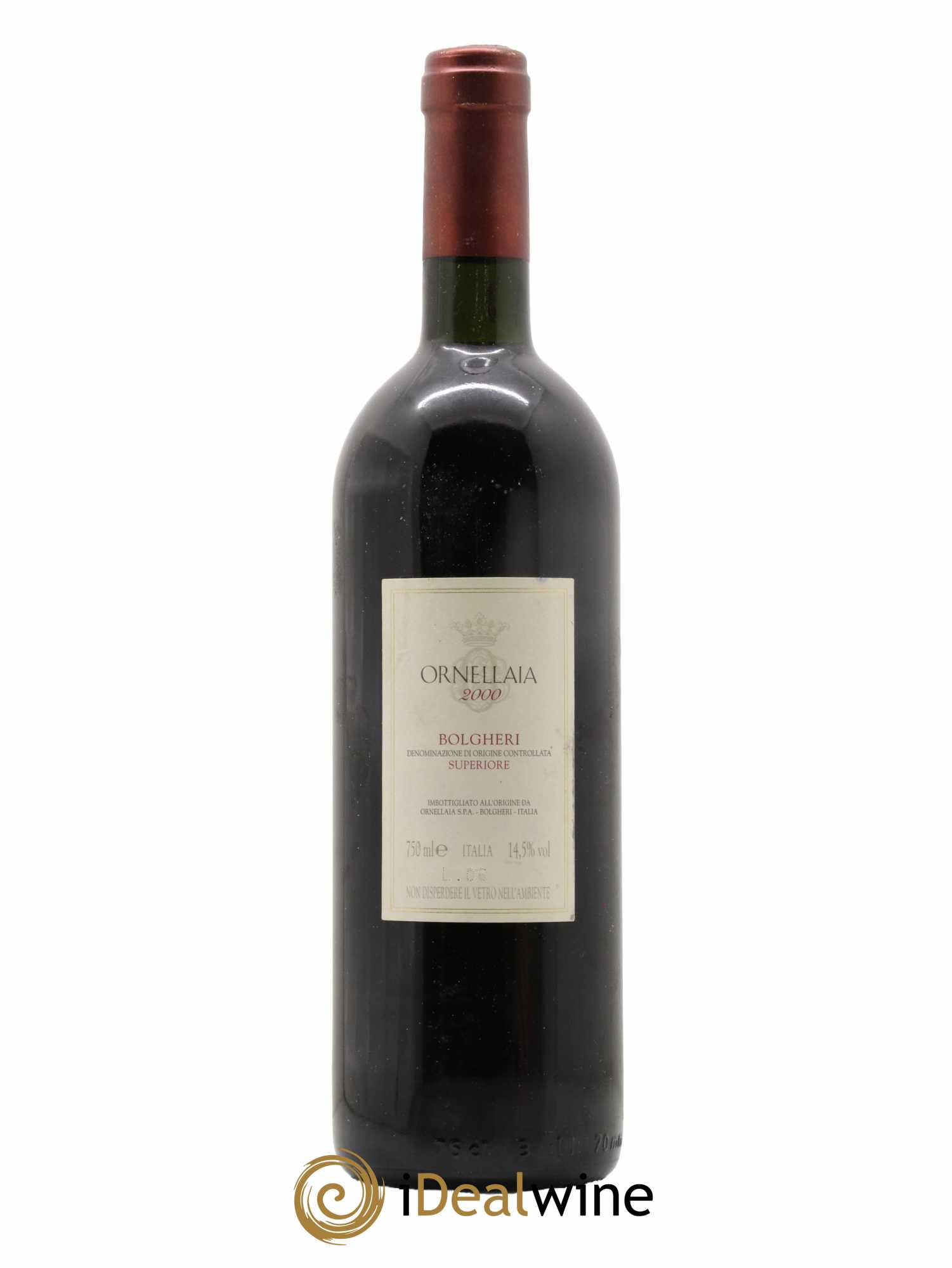 Italie Ornellaia Tenuta Del Ornellaia Bolgheri Superiore 2000 - Lot de 1 bouteille - 1