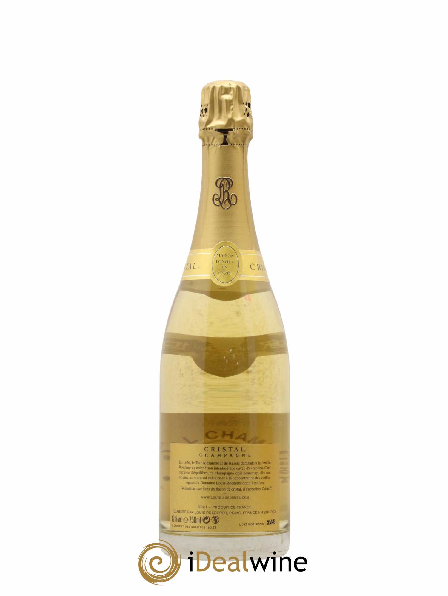 Cristal Louis Roederer 2008 - Lot de 1 bouteille - 2