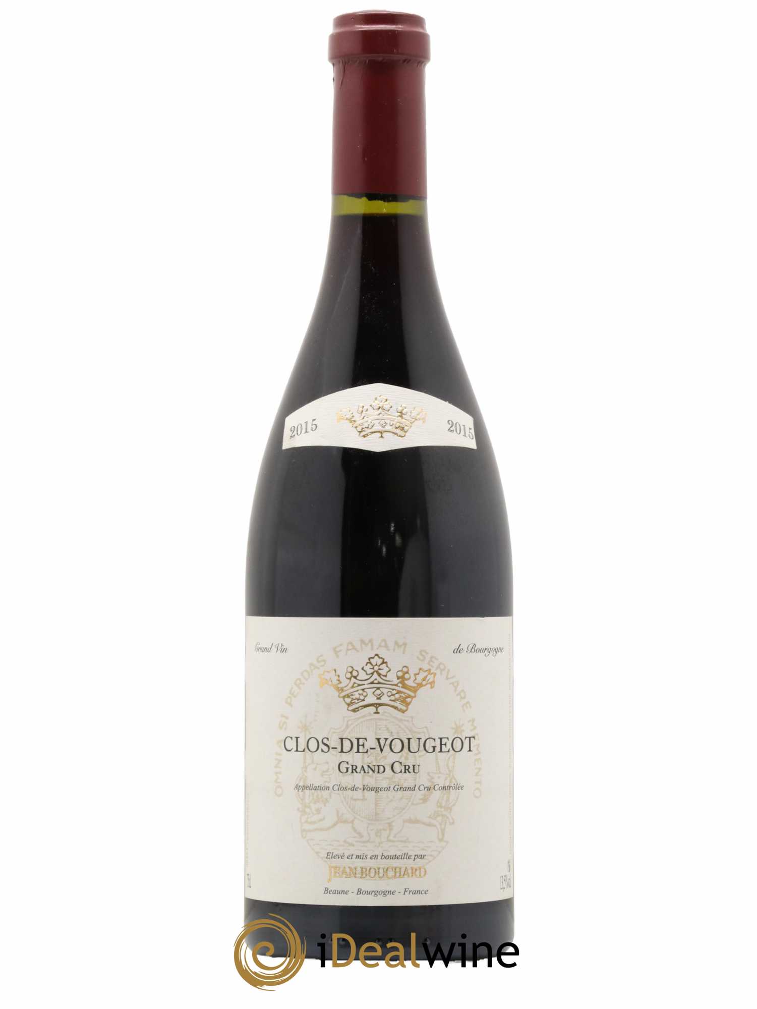 Clos de Vougeot Grand Cru Jean Bouchard 2015 - Lot de 1 bouteille - 0