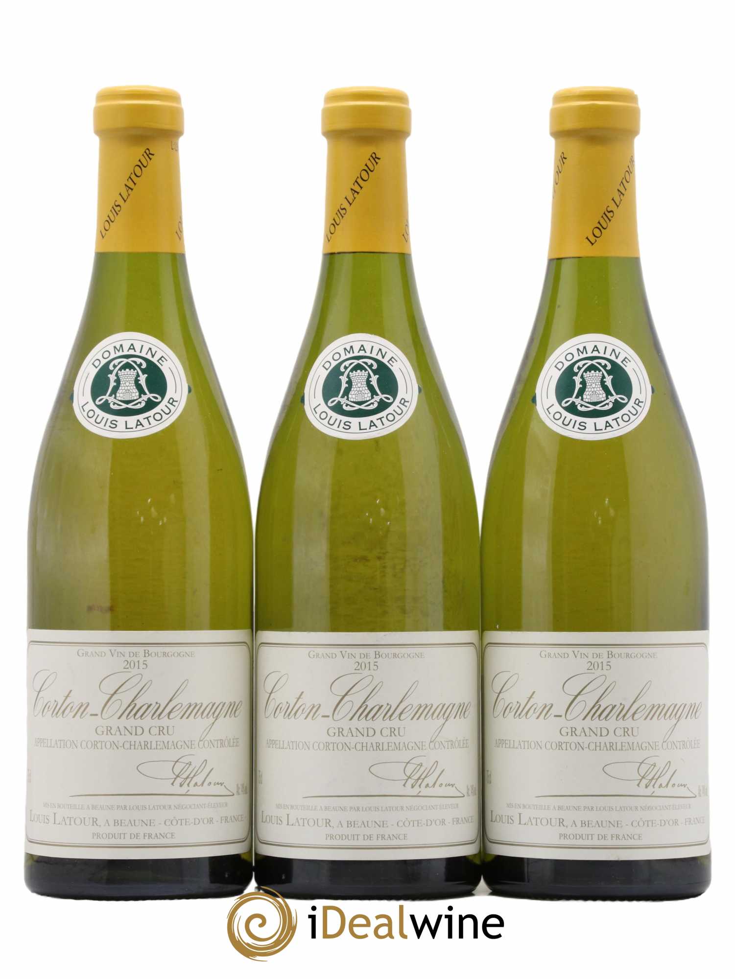 Corton-Charlemagne Grand Cru Louis Latour 2015 - Lot de 3 bouteilles - 0