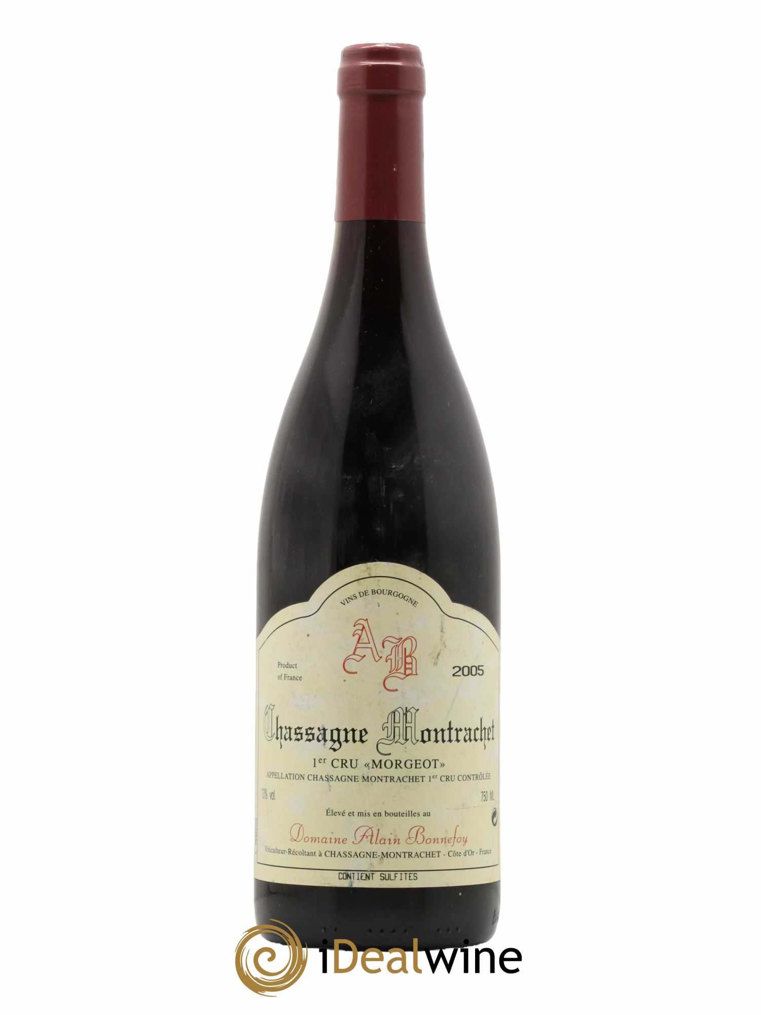 Chassagne-Montrachet 1er Cru Morgeot Alain Bonnefoy 2005 - Lot de 1 bouteille - 0