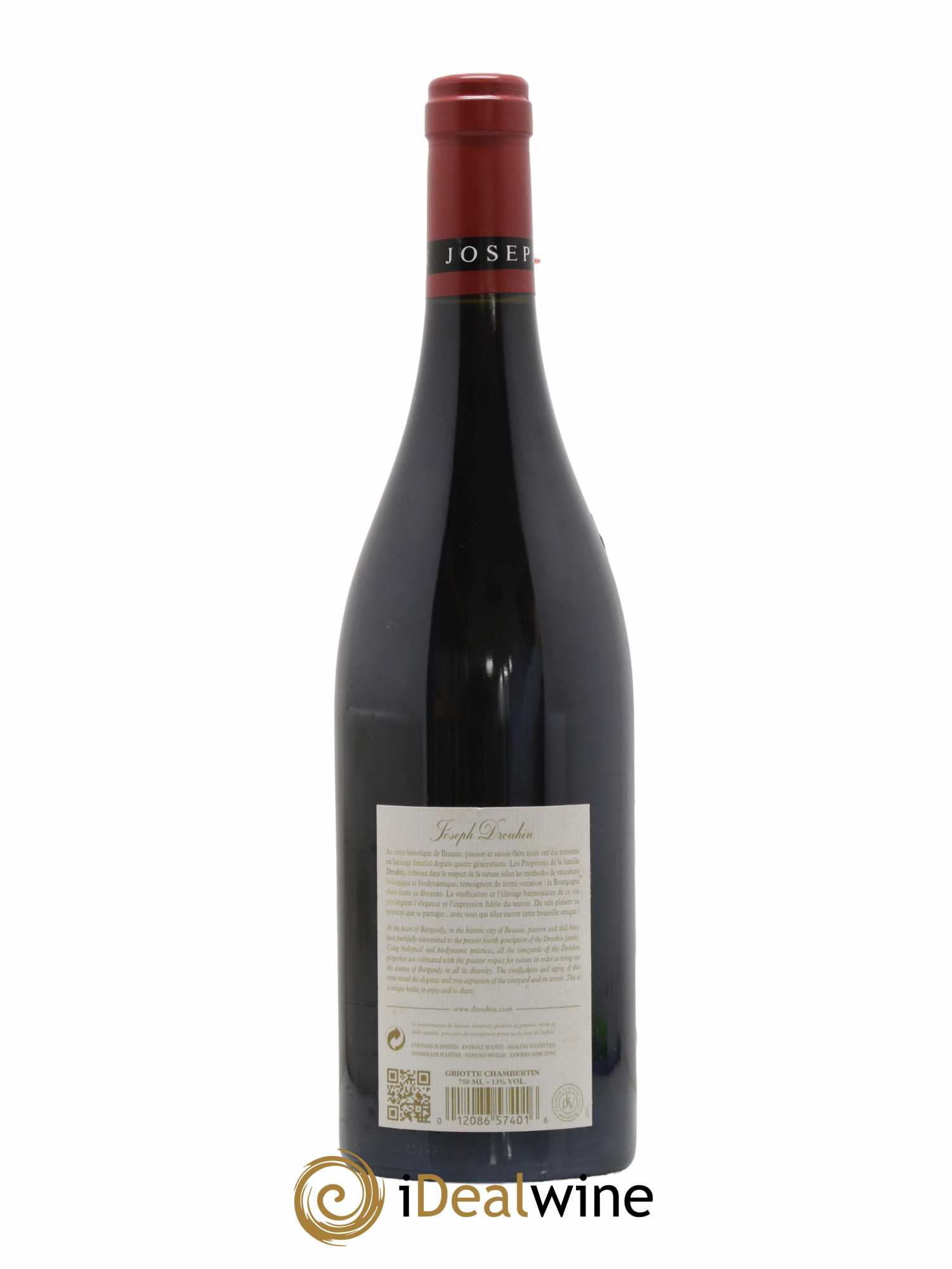 Griotte-Chambertin Grand Cru Joseph Drouhin 2009 - Lot of 1 bottle - 1