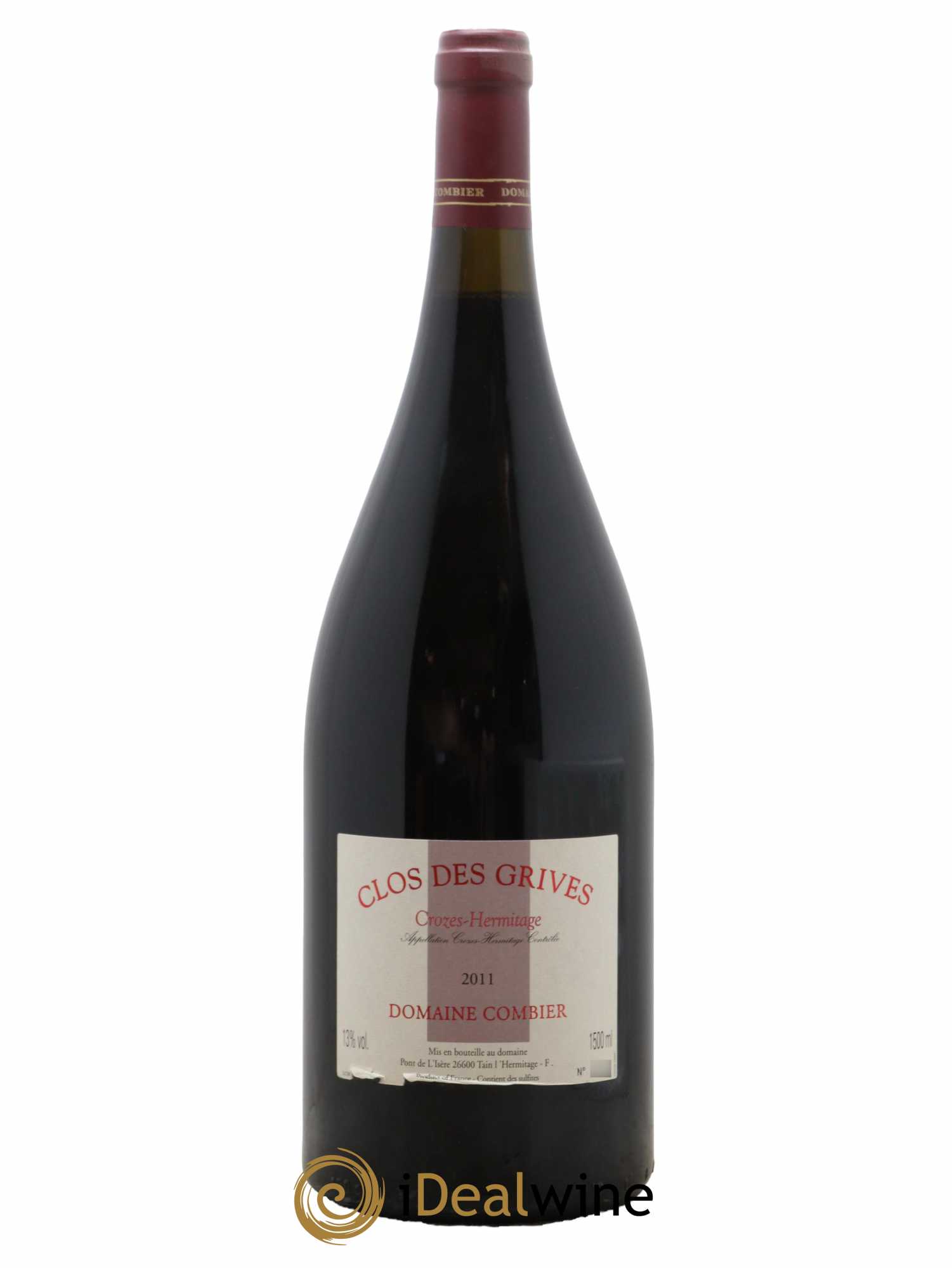 Crozes-Hermitage Clos des Grives Combier 2011 - Lot de 1 magnum - 0