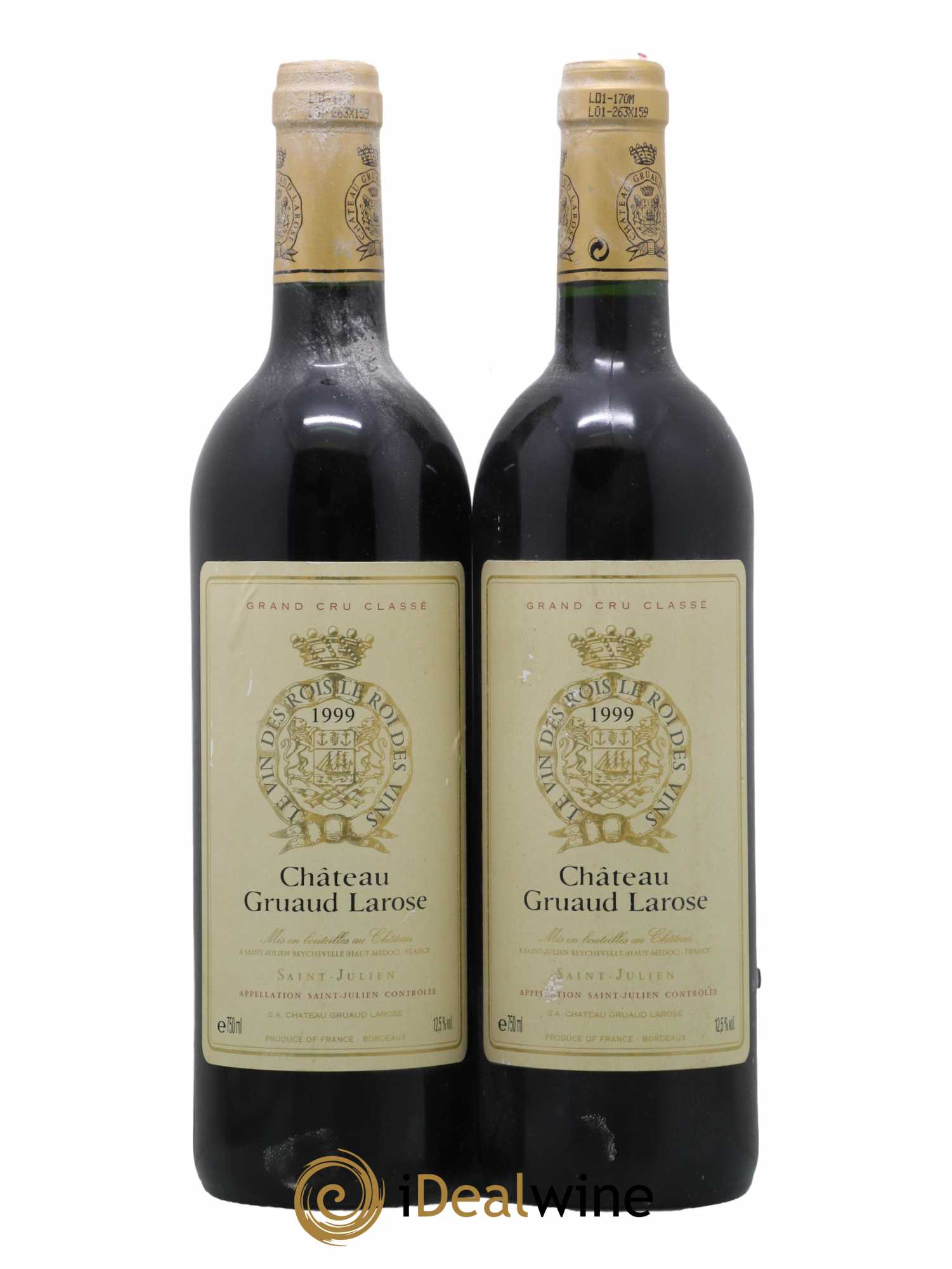 Château Gruaud Larose 2ème Grand Cru Classé 1999 - Lot de 2 bouteilles - 0