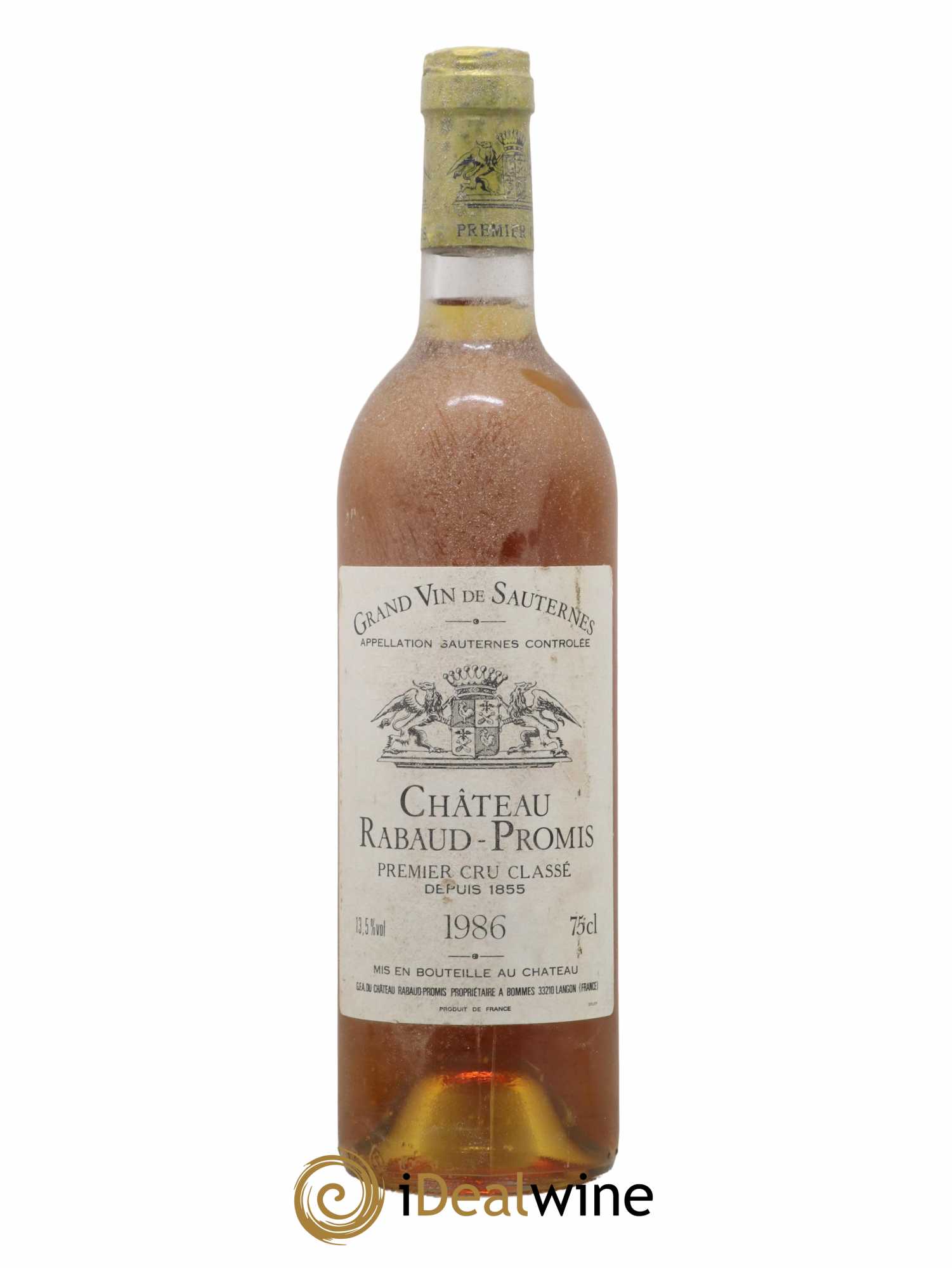Château Rabaud Promis 1er Grand Cru Classé 1986 - Lot of 1 bottle - 0