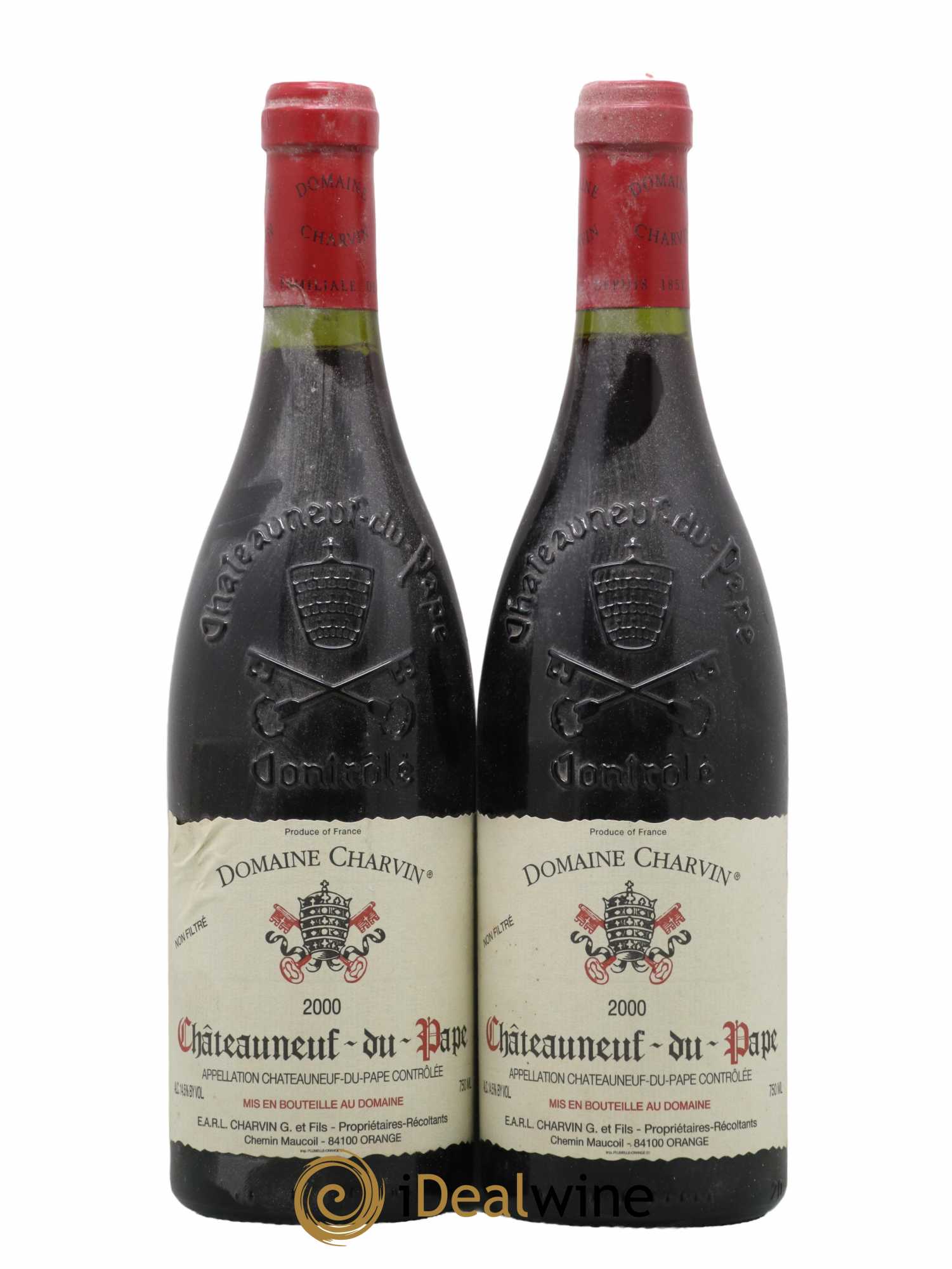 Châteauneuf-du-Pape Charvin (Domaine) 2000 - Lot of 2 bottles - 0