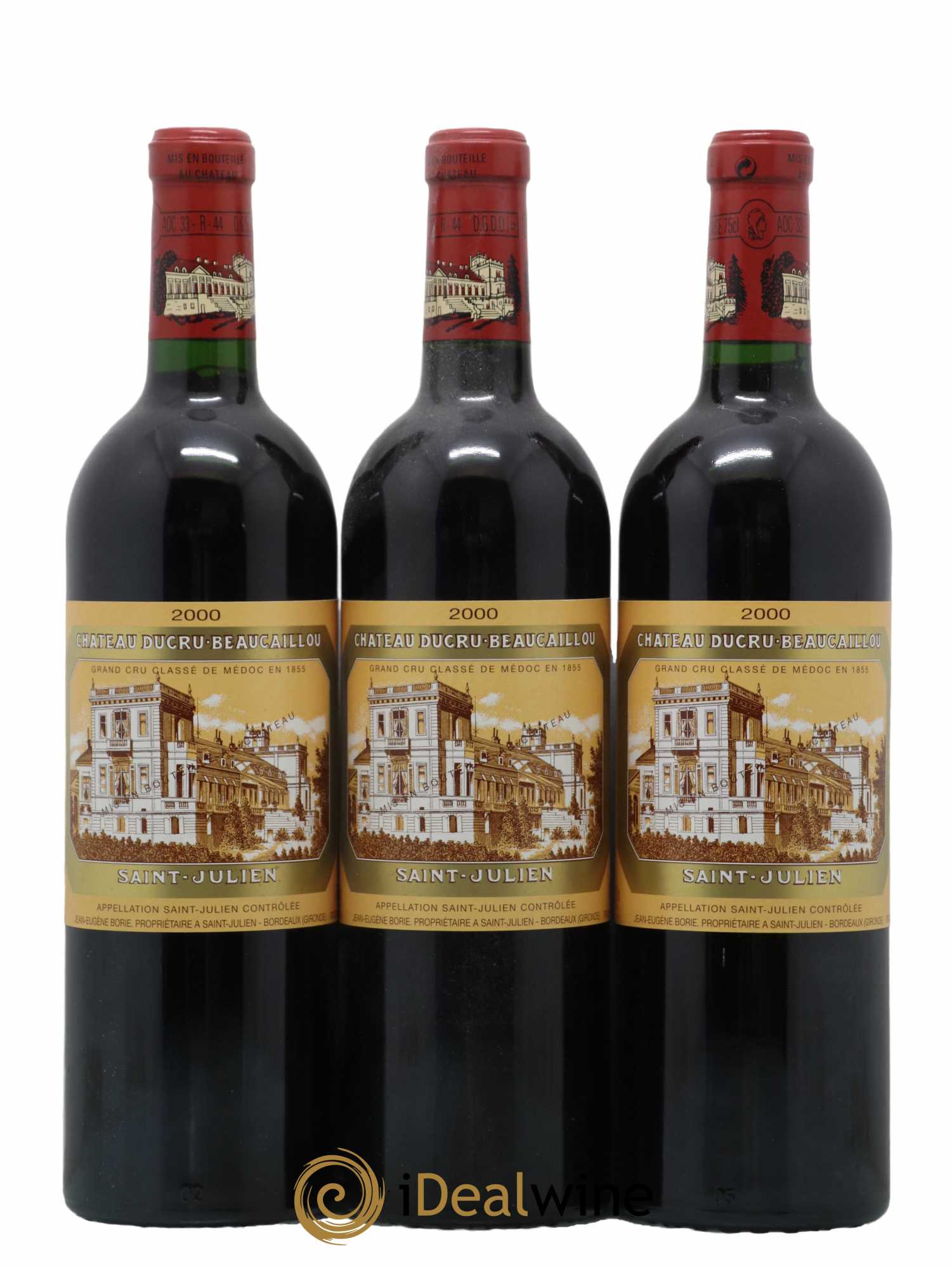 Château Ducru Beaucaillou 2ème Grand Cru Classé 2000 - Lot of 3 bottles - 0