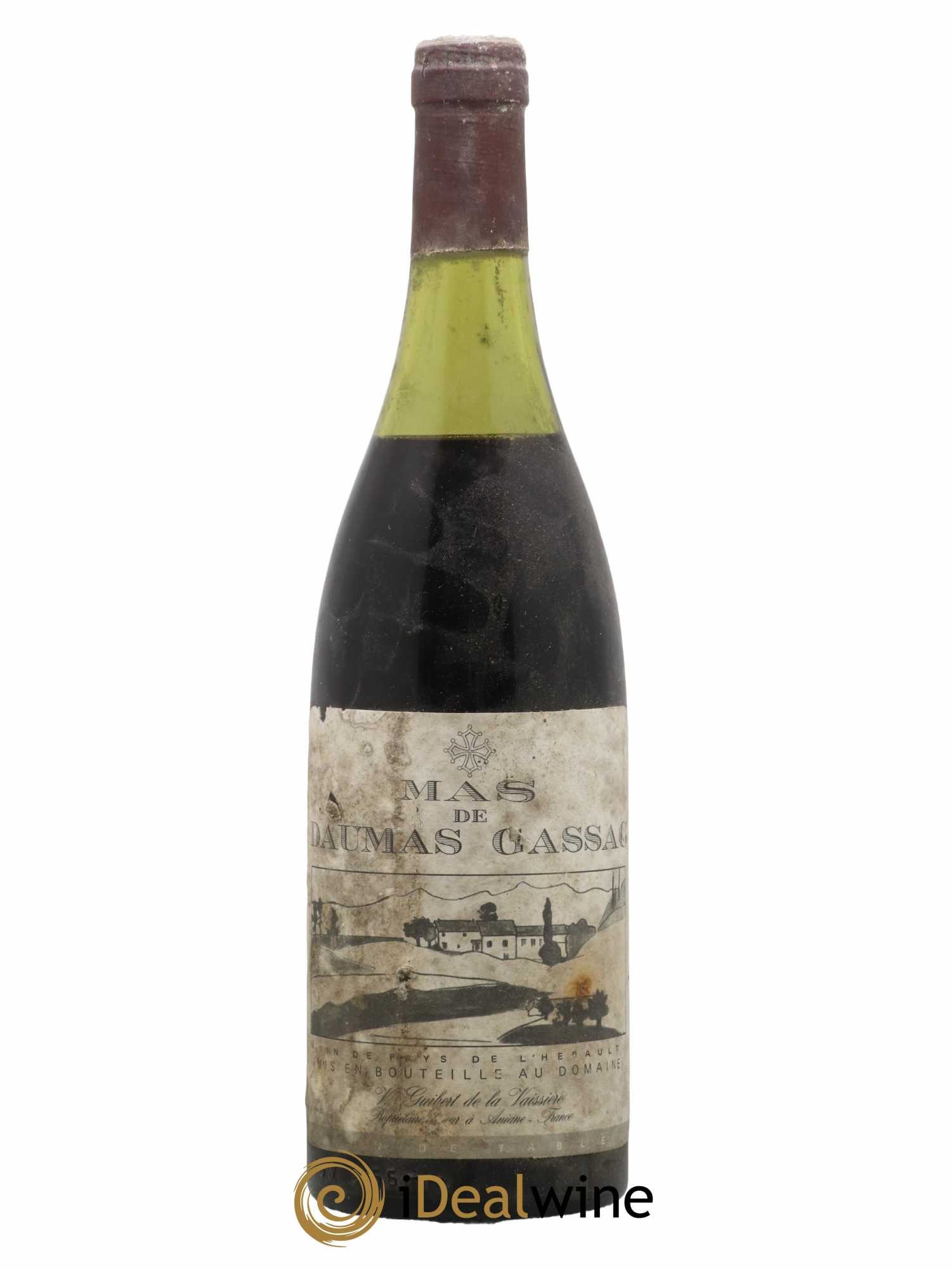 Saint-Guilhem-le-Désert - Cité d'Aniane Mas Daumas Gassac Famille Guibert de La Vaissière 1980 - Lot of 1 bottle - 0