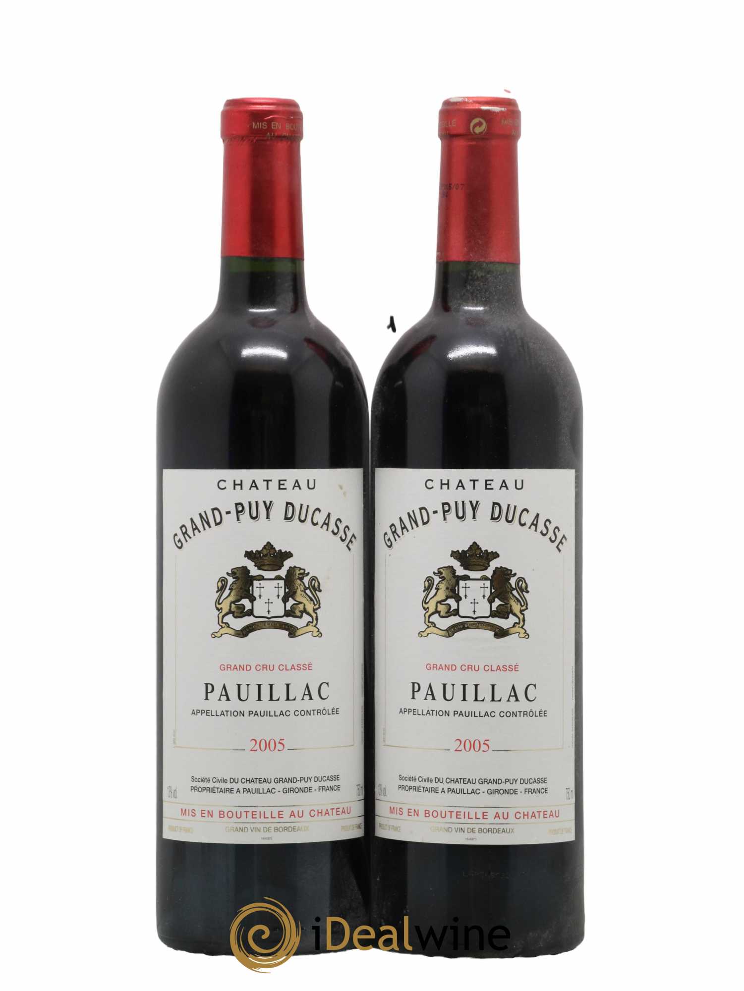 Château Grand Puy Ducasse 5ème Grand Cru Classé 2005 - Lot de 2 bouteilles - 0