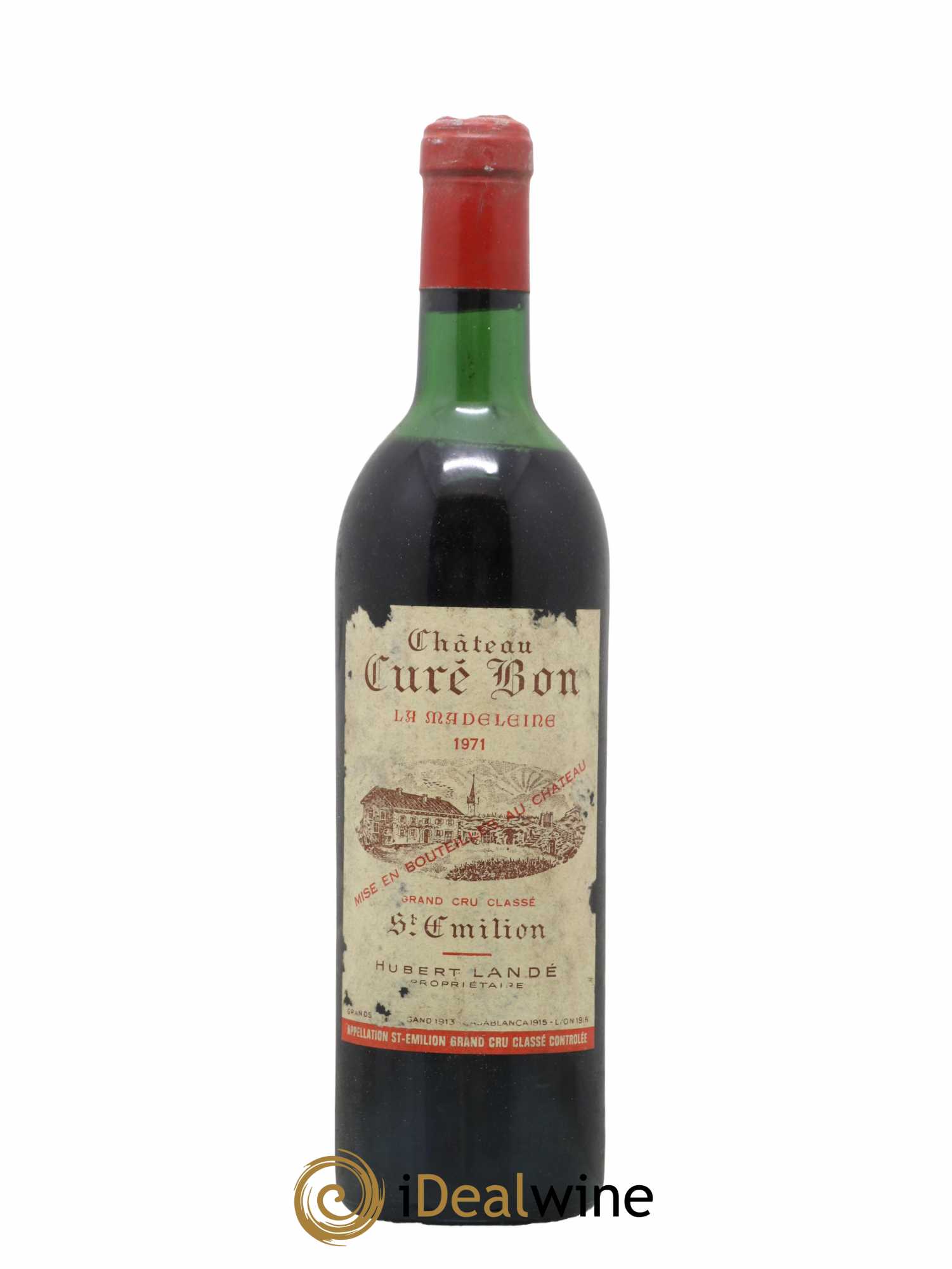 Château Curé Bon La Madeleine 1971 - Lot de 1 bouteille - 0