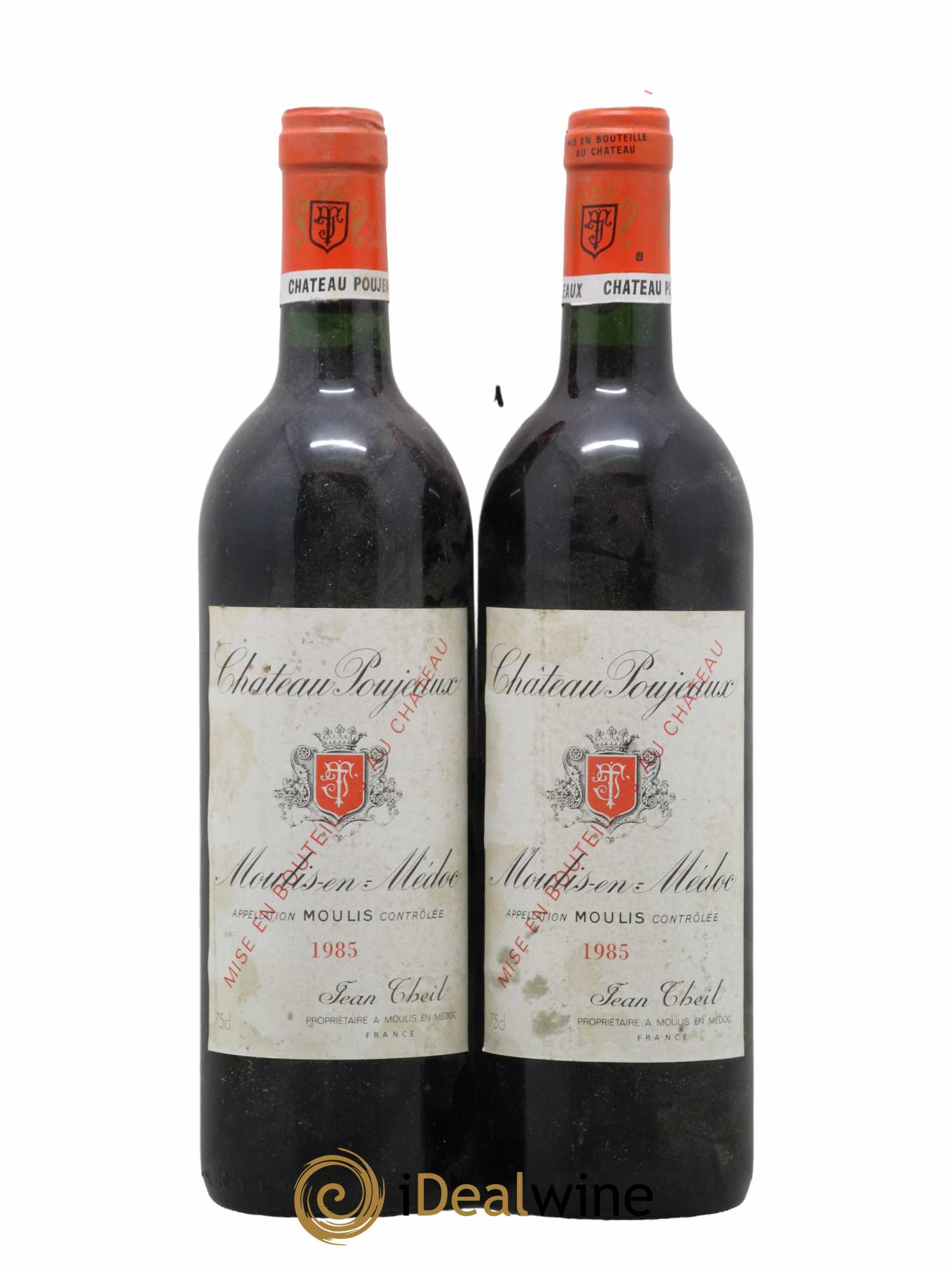 Château Poujeaux 1985 - Lot de 2 bouteilles - 0