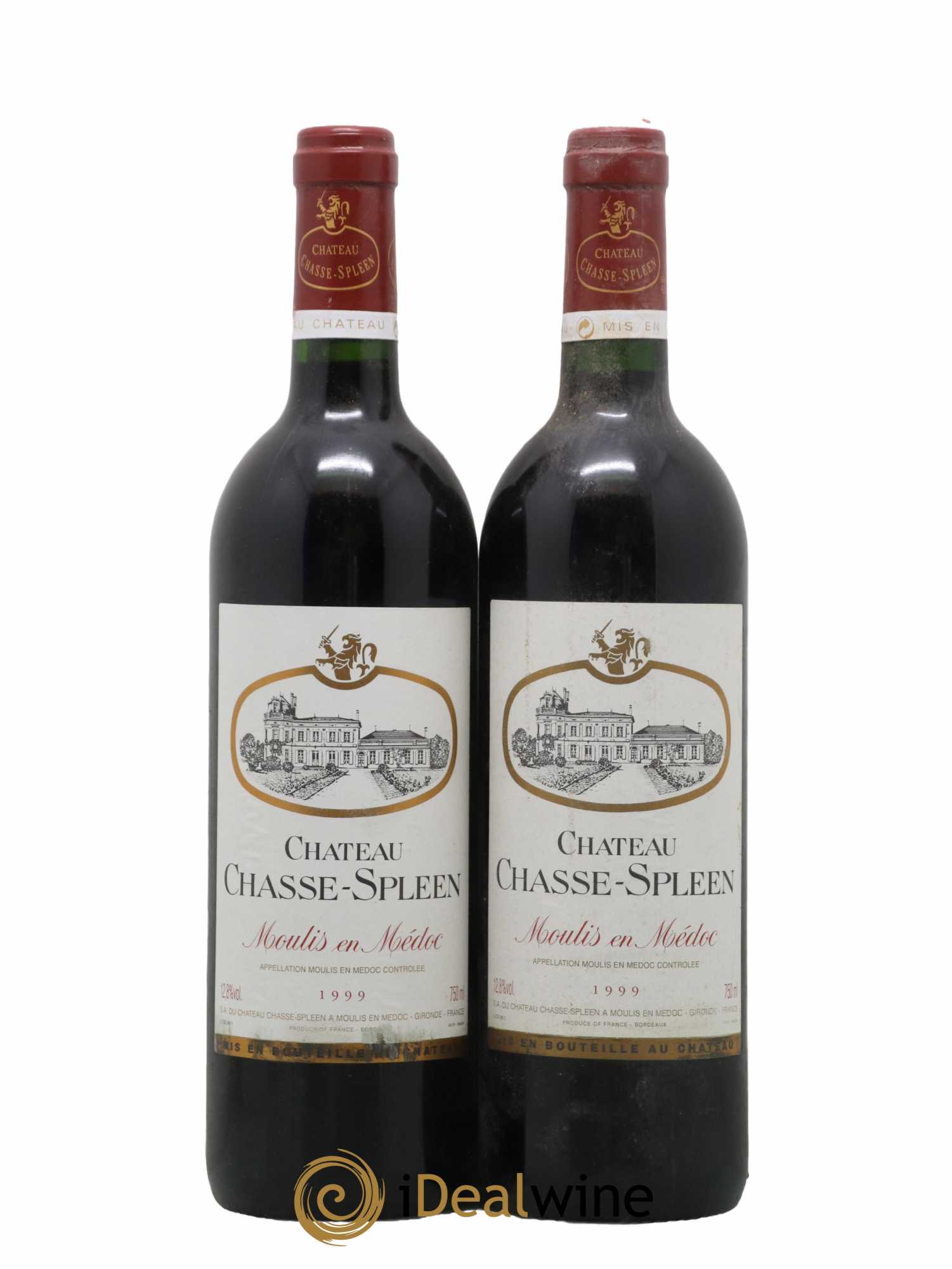 Château Chasse Spleen 1999 - Lot of 2 bottles - 0