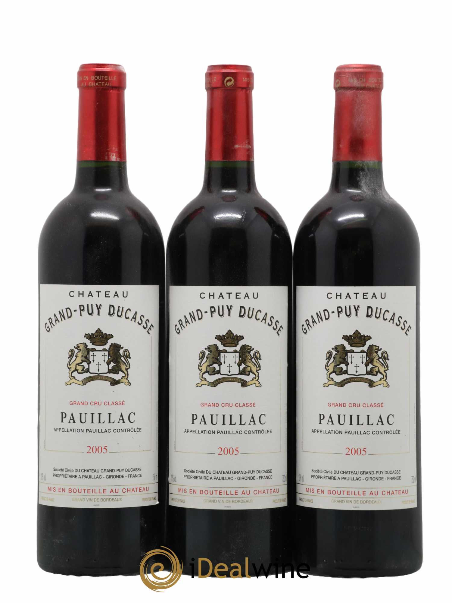 Château Grand Puy Ducasse 5ème Grand Cru Classé 2005 - Lot de 6 bouteilles - 1