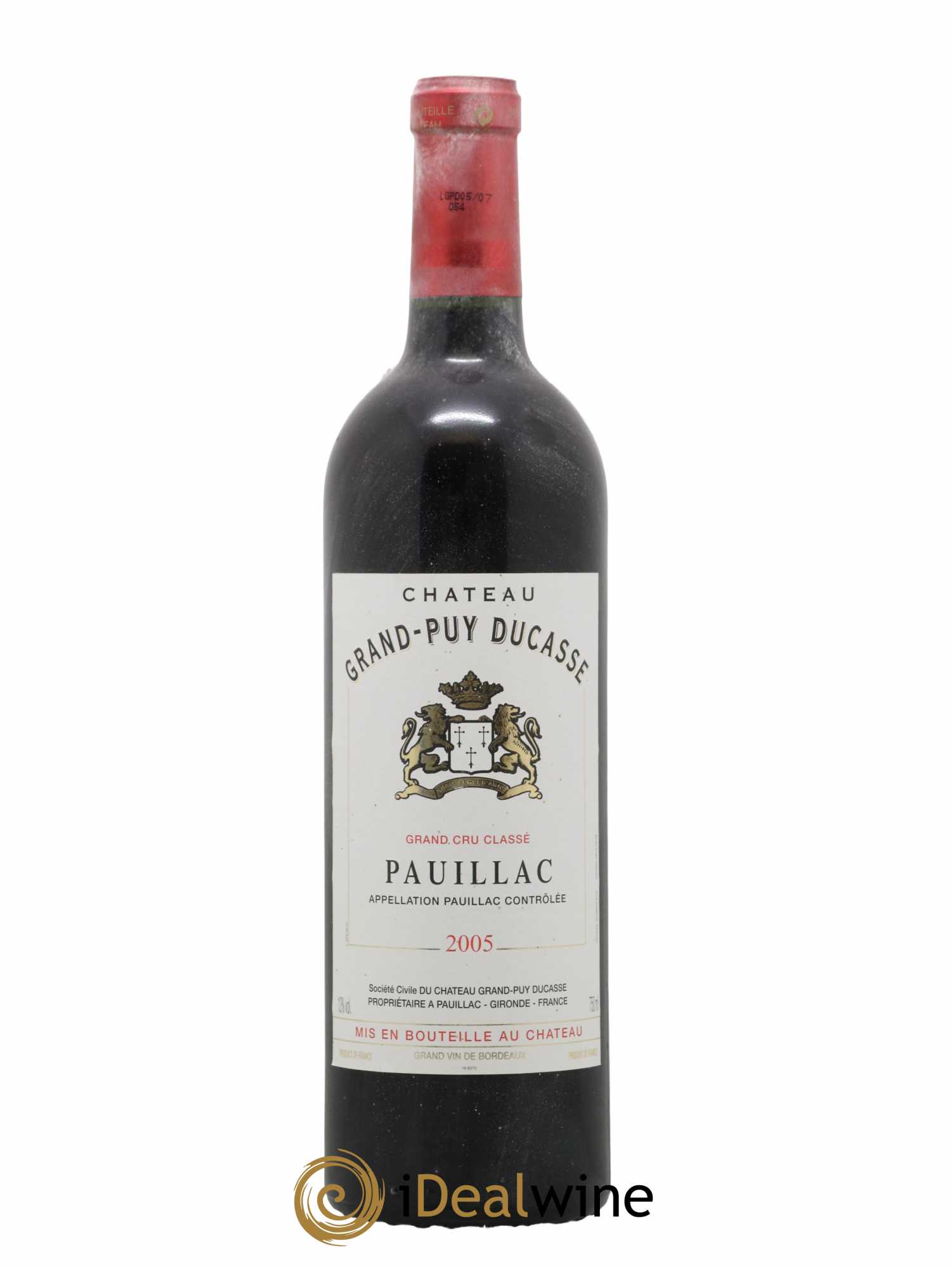 Château Grand Puy Ducasse 5ème Grand Cru Classé 2005 - Lot de 1 bouteille - 0