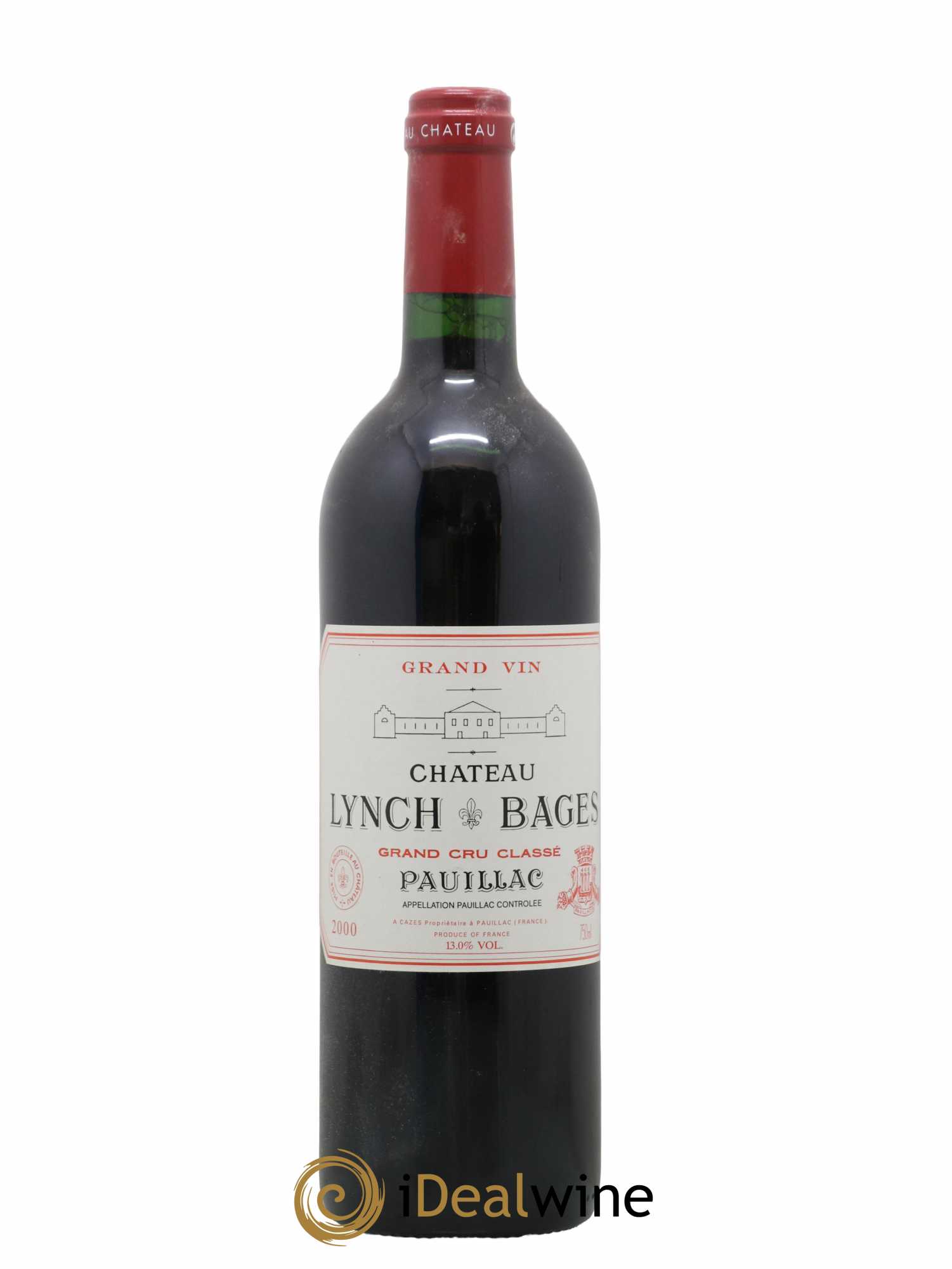 Château Lynch Bages 5ème Grand Cru Classé 2000 - Lot de 1 bouteille - 0