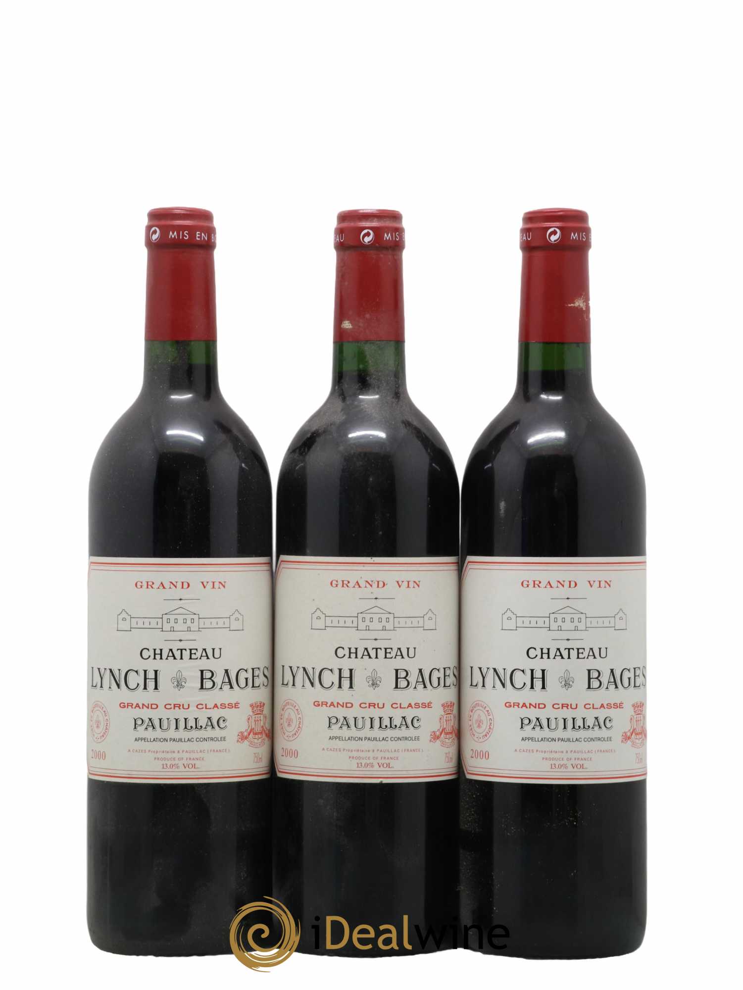 Château Lynch Bages 5ème Grand Cru Classé 2000 - Lot of 6 bottles - 1