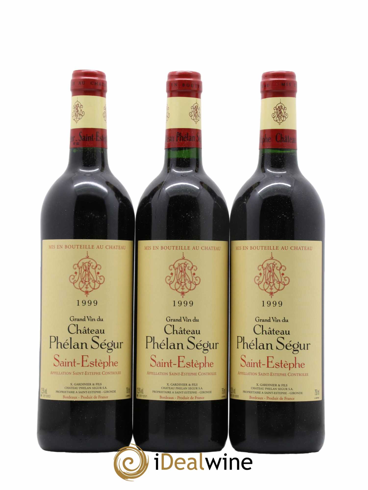 Château Phélan Ségur 1999 - Lot of 12 bottles - 1