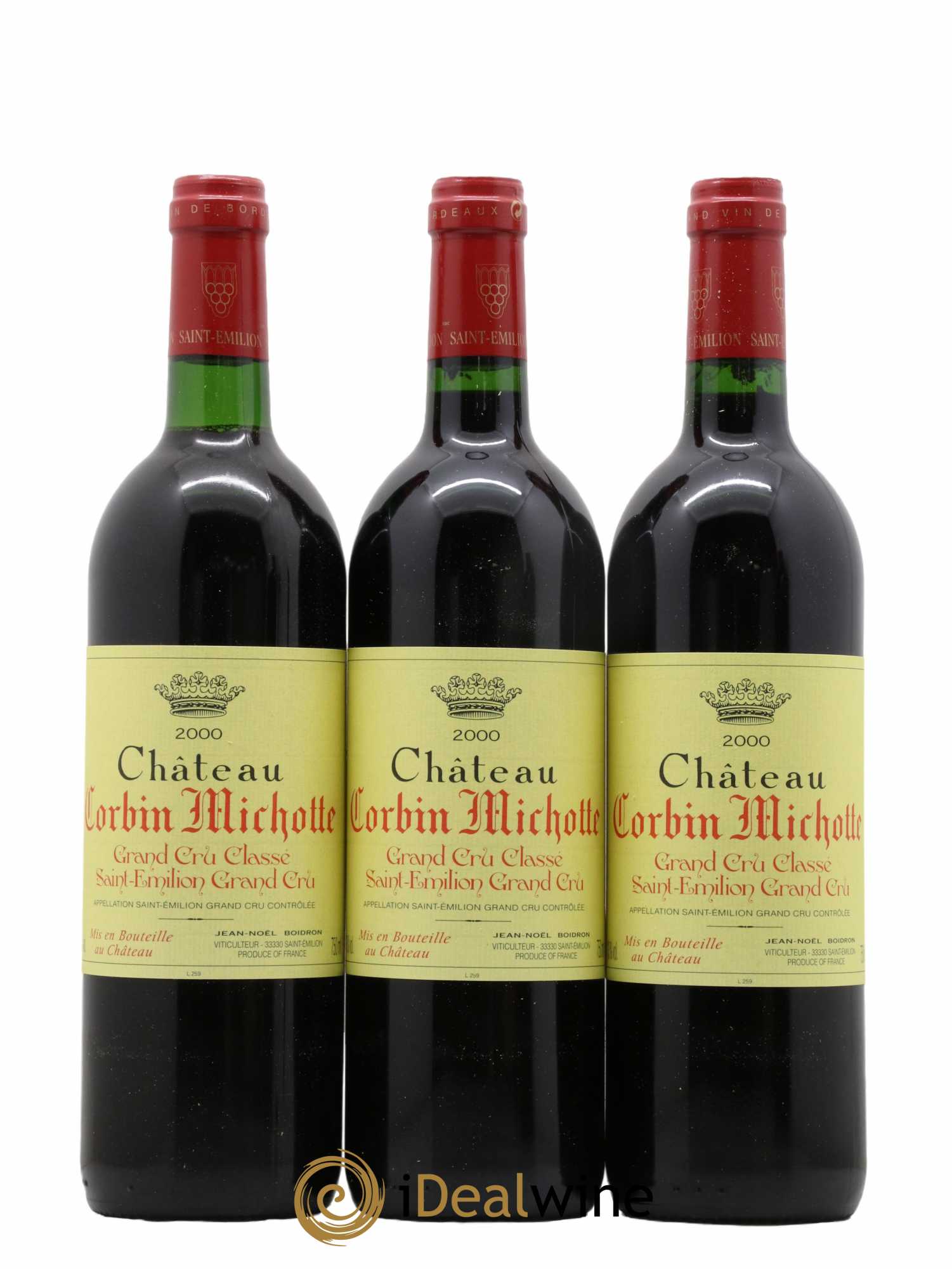 Château Corbin Michotte Grand Cru Classé 2000 - Lot of 12 bottles - 1