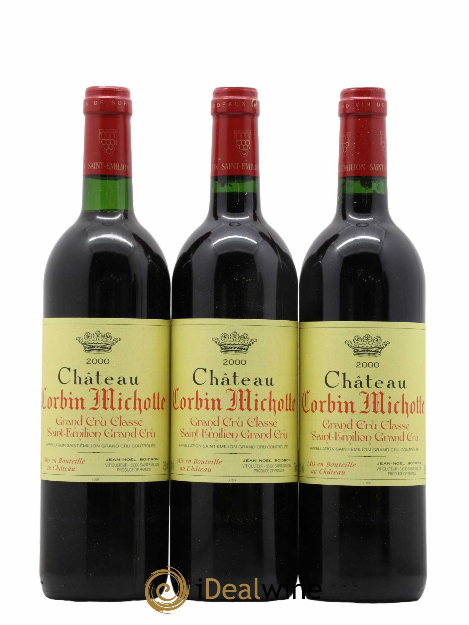 Château Corbin Michotte Grand Cru Classé 2000 - Lot of 12 bottles - 2