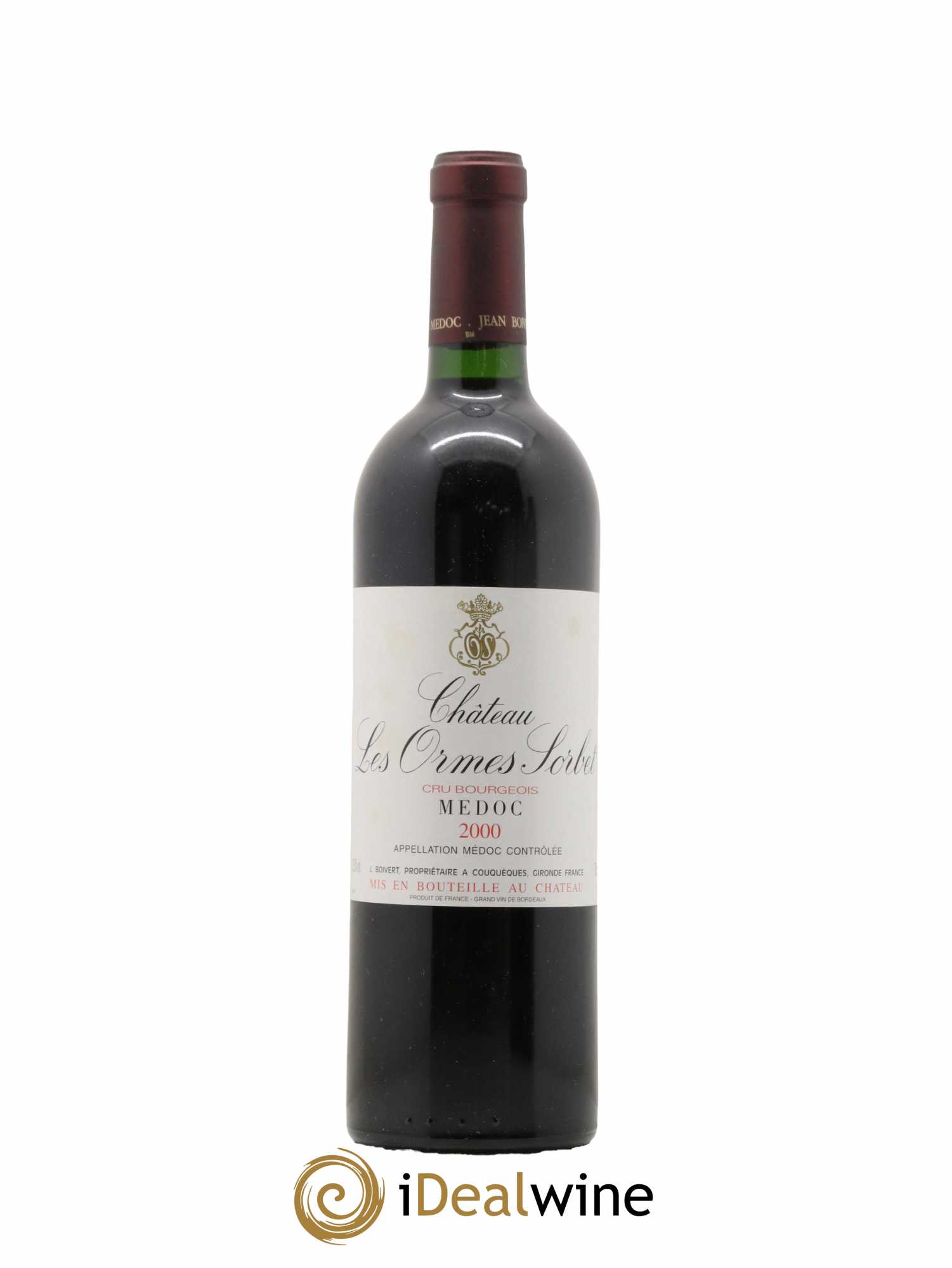 Château les Ormes Sorbet Cru Bourgeois 2000 - Lot de 1 bouteille - 0