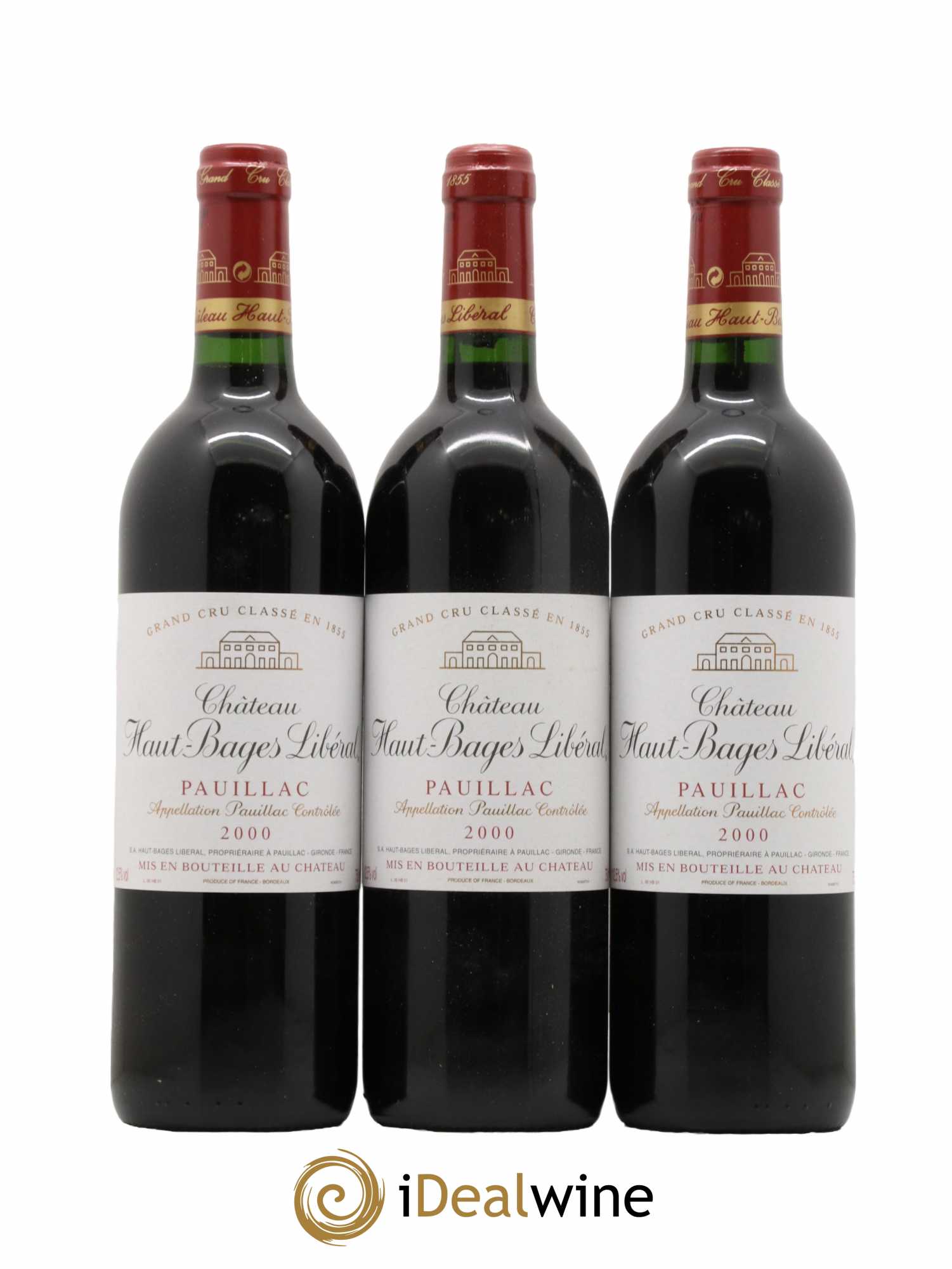 Château Haut Bages Libéral 5ème Grand Cru Classé 2000 - Lot de 12 bouteilles - 1