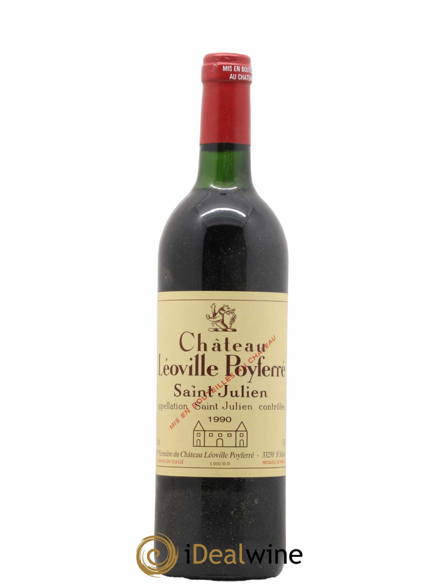 Château Léoville Poyferré 2ème Grand Cru Classé 1990 - Lot de 1 bouteille - 0