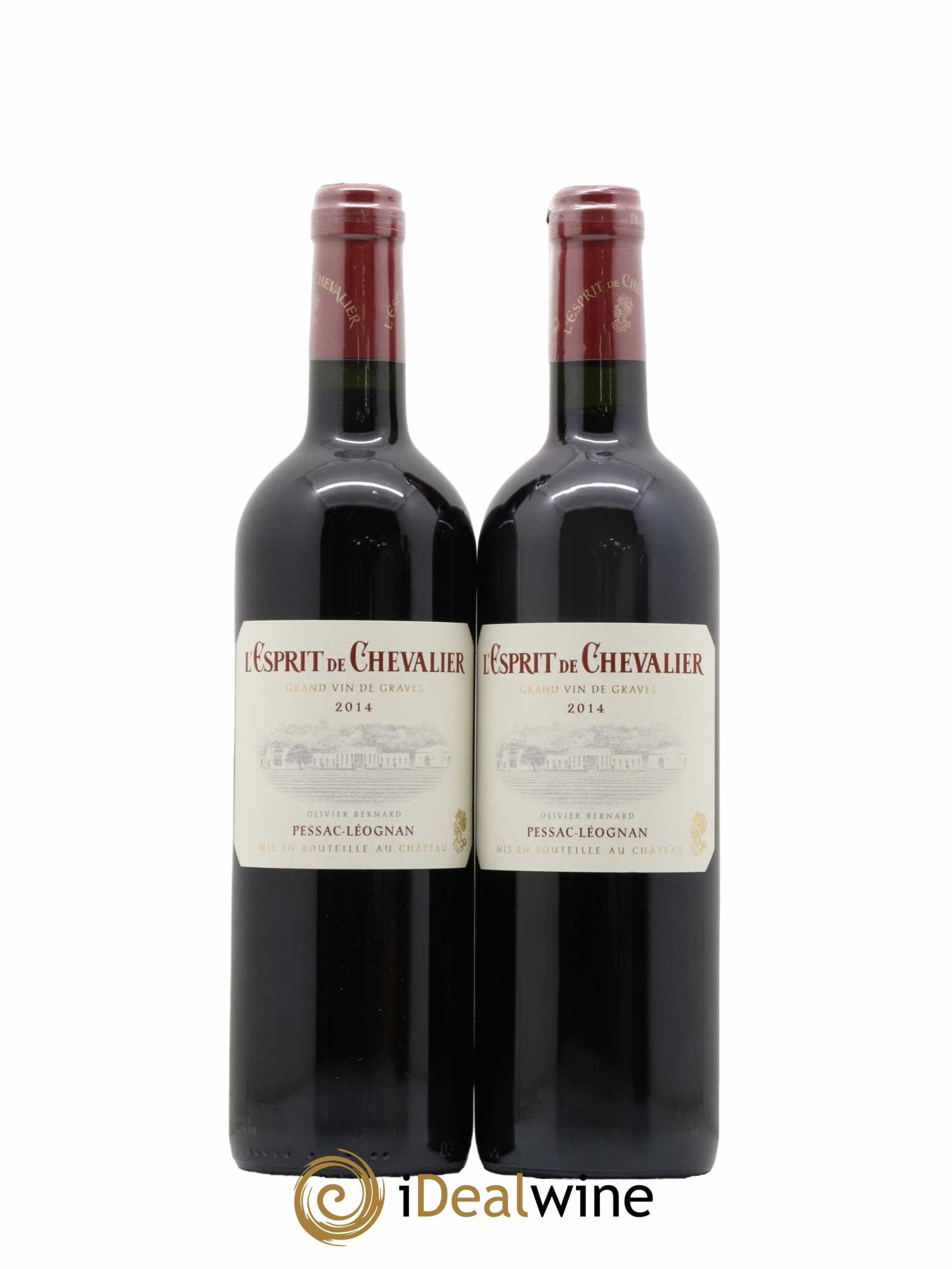 Esprit de Chevalier Second Vin 2014 - Lot de 2 bouteilles - 0