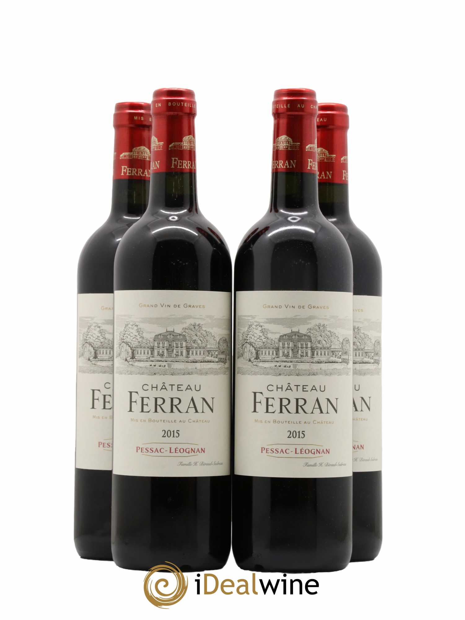 Pessac-Léognan Château Ferran 2015 - Lot de 4 bouteilles - 0