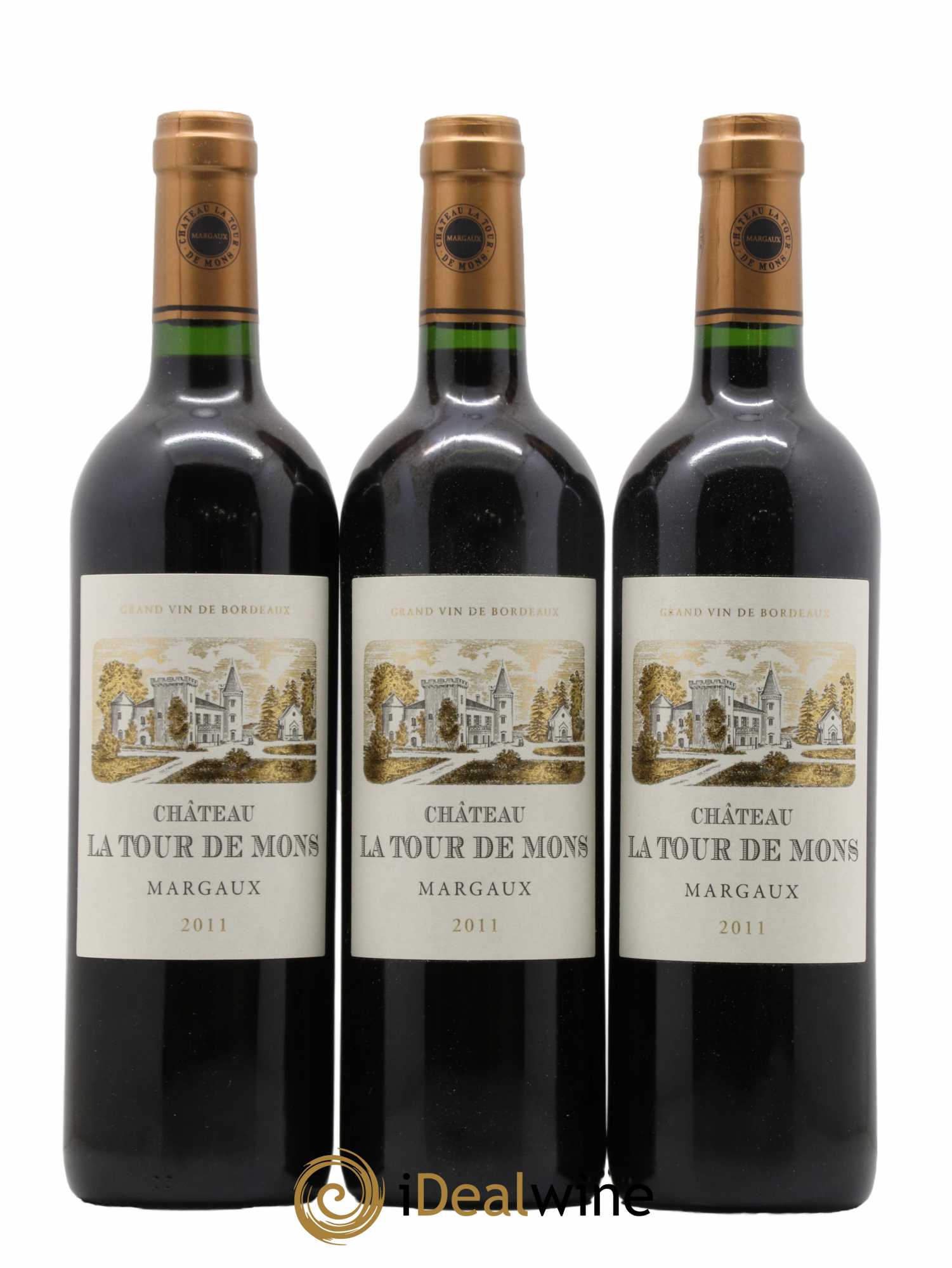 Château la Tour de Mons Cru Bourgeois 2011 - Lot of 12 bottles - 2