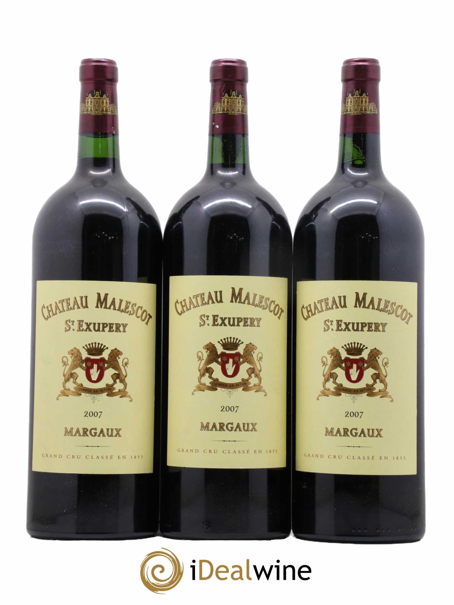 Château Malescot Saint-Exupéry 3ème Grand Cru Classé 2007 - Lot de 3 magnums - 0