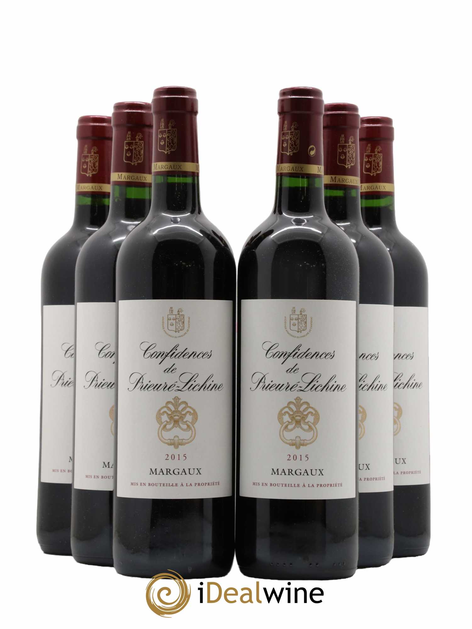 Confidences de Prieuré Lichine Second Vin 2015 - Lot of 6 bottles - 0