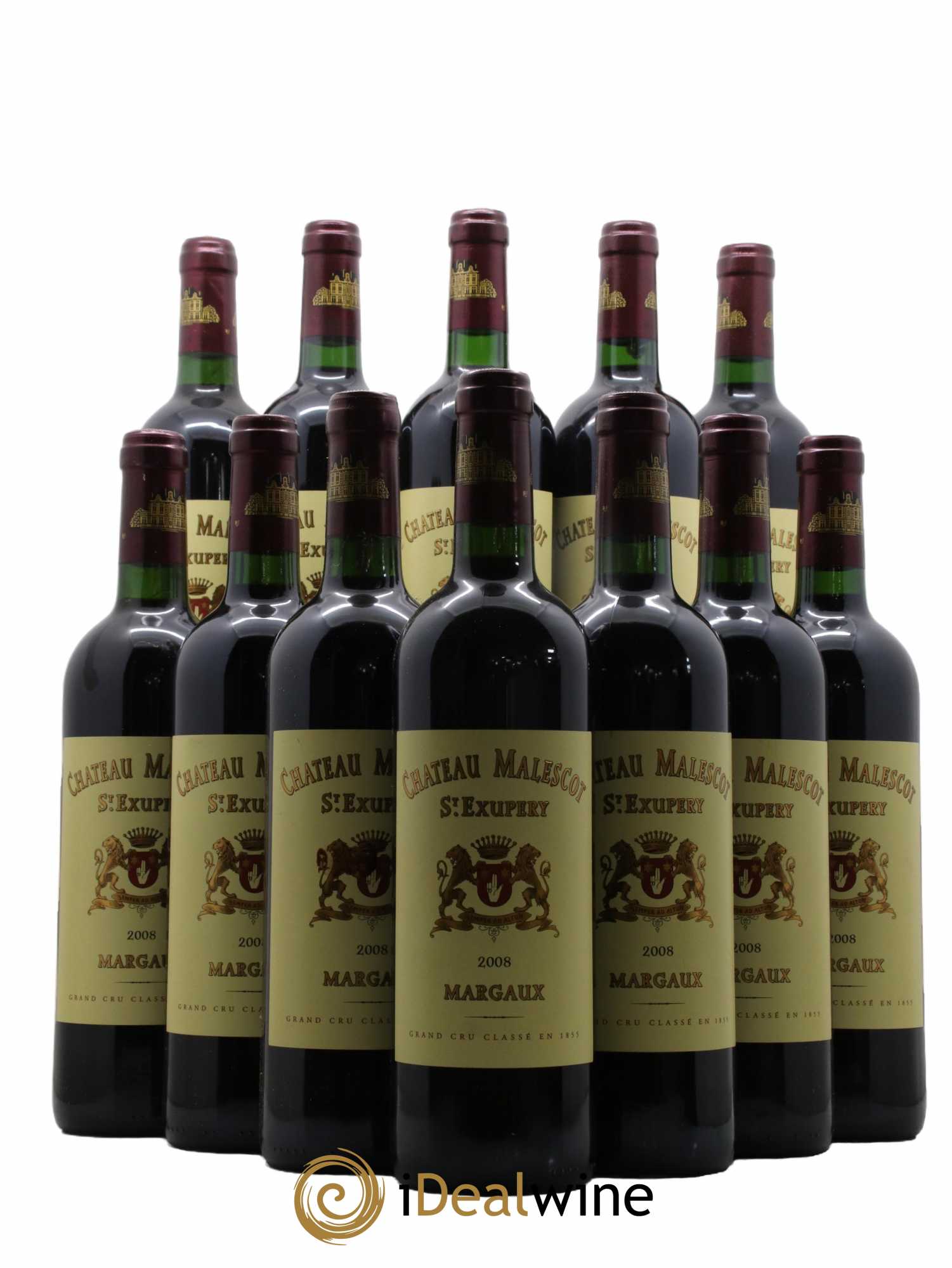 Château Malescot Saint-Exupéry 3ème Grand Cru Classé 2008 - Lot de 12 bouteilles - 0